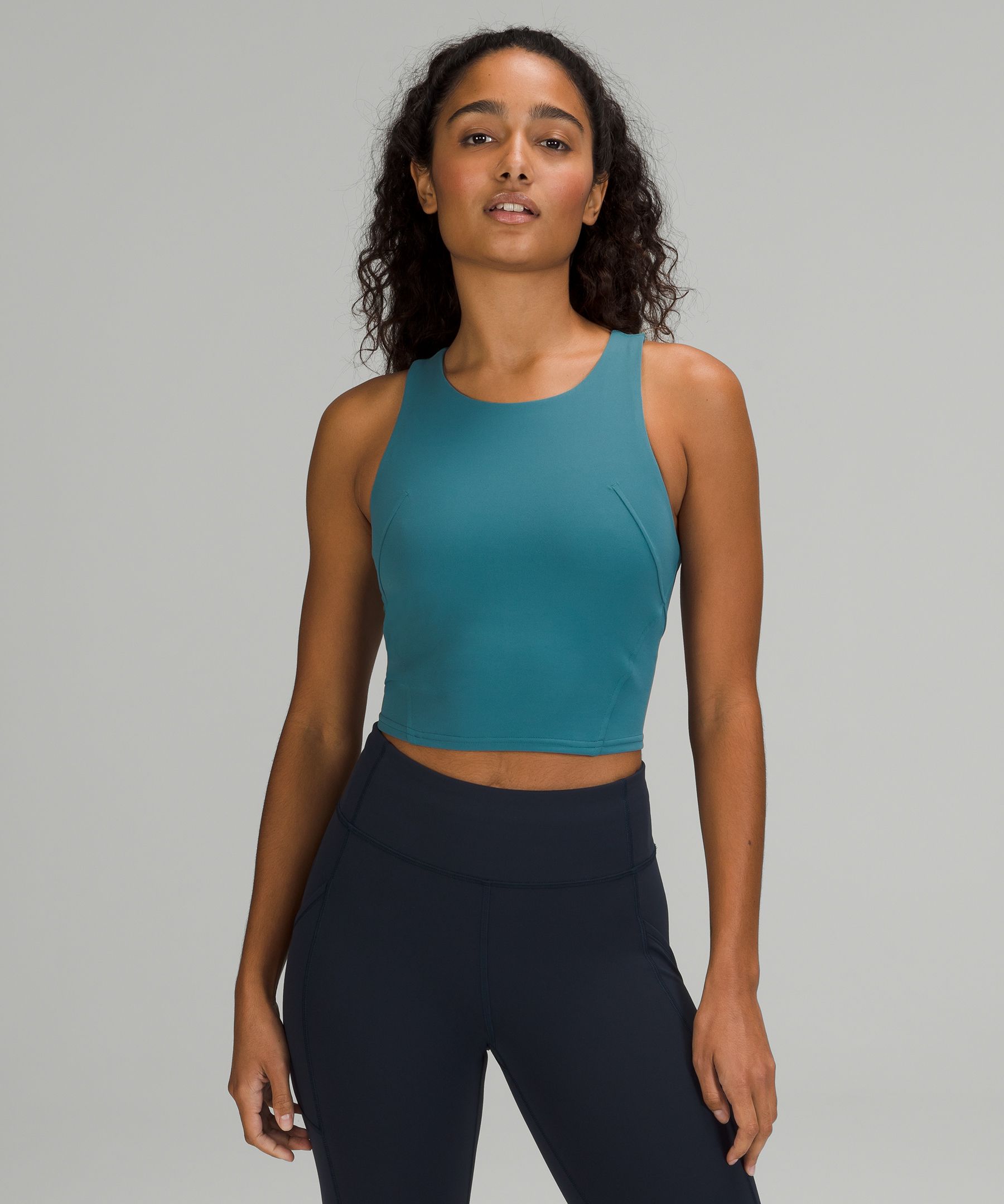 Lululemon Invigorate Training Tank Top In Everglade Green