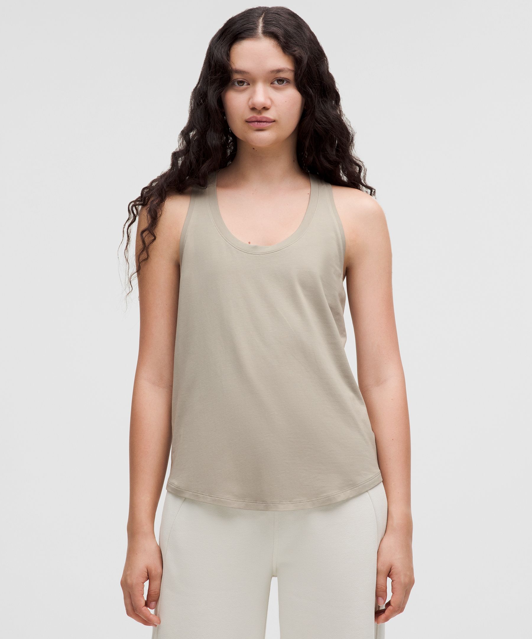 Love Tank Top - White,Neutral