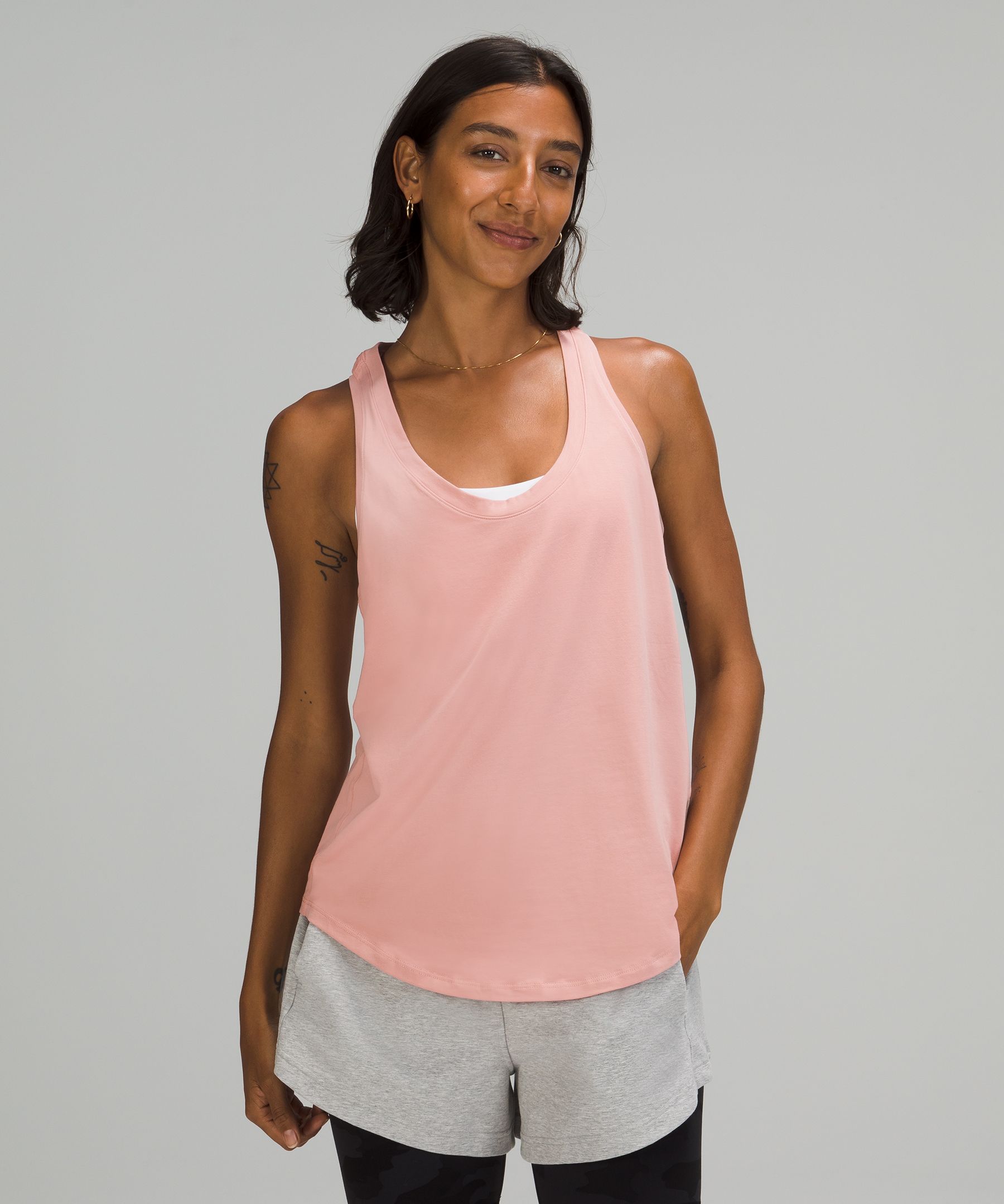 Lululemon Love Tank Top In Pink Puff