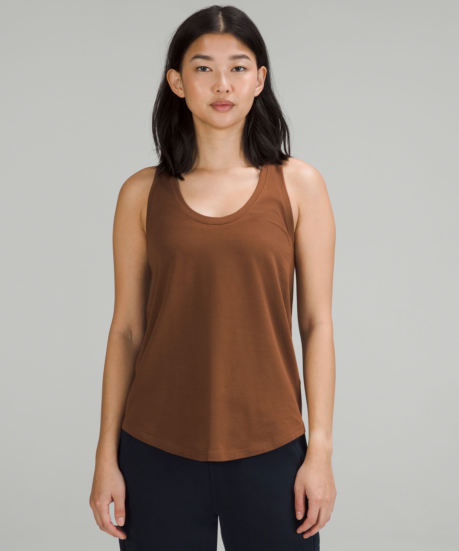 Lululemon Love Tank Top In Green Twill