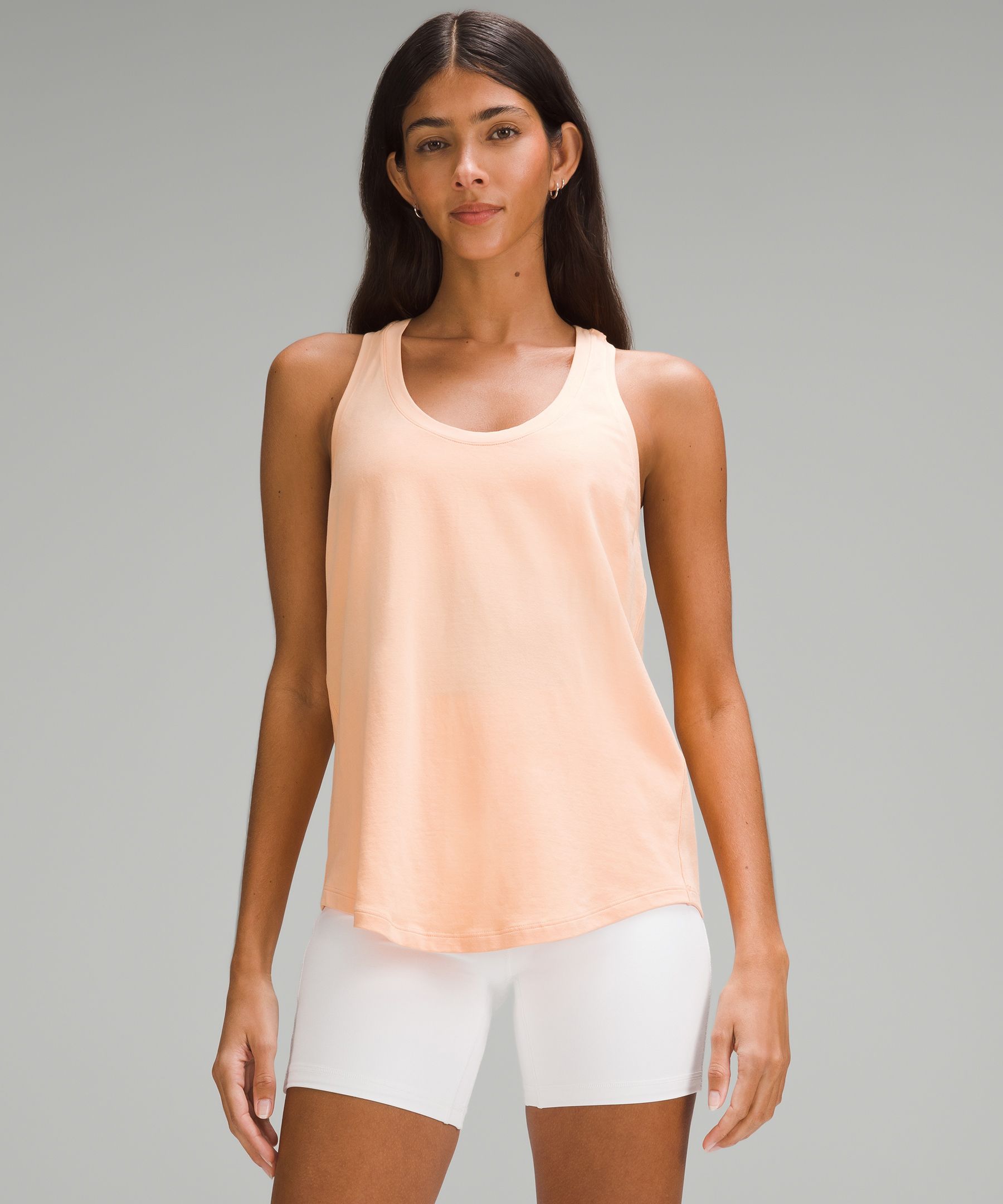 Women's Basic Silk Scoop Neck Tank Top – MORE SUNDAY