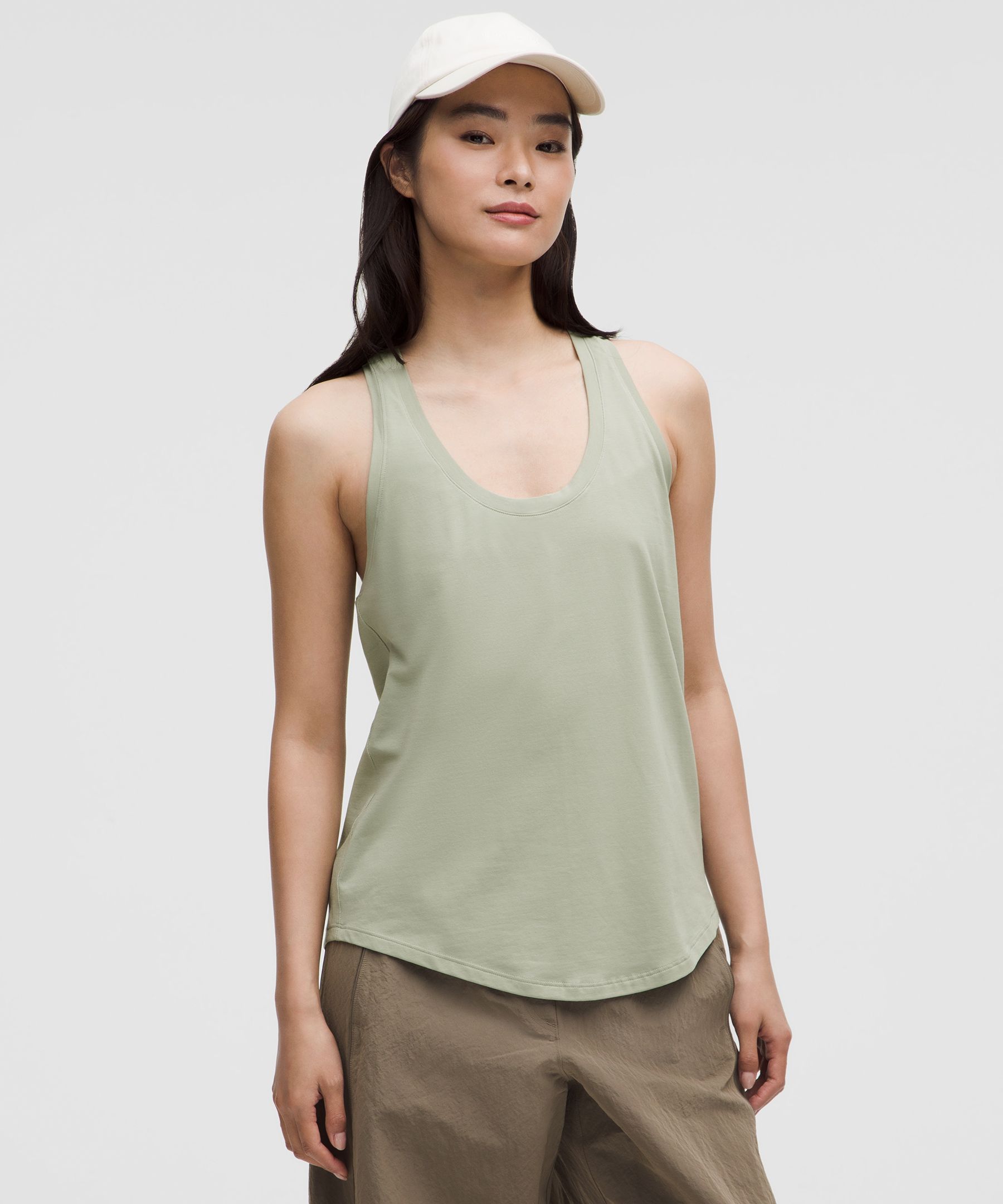Lululemon ライトグリーン ヨガウェアセットアップ Lululemon Align High-Rise Crop with Pockets 23