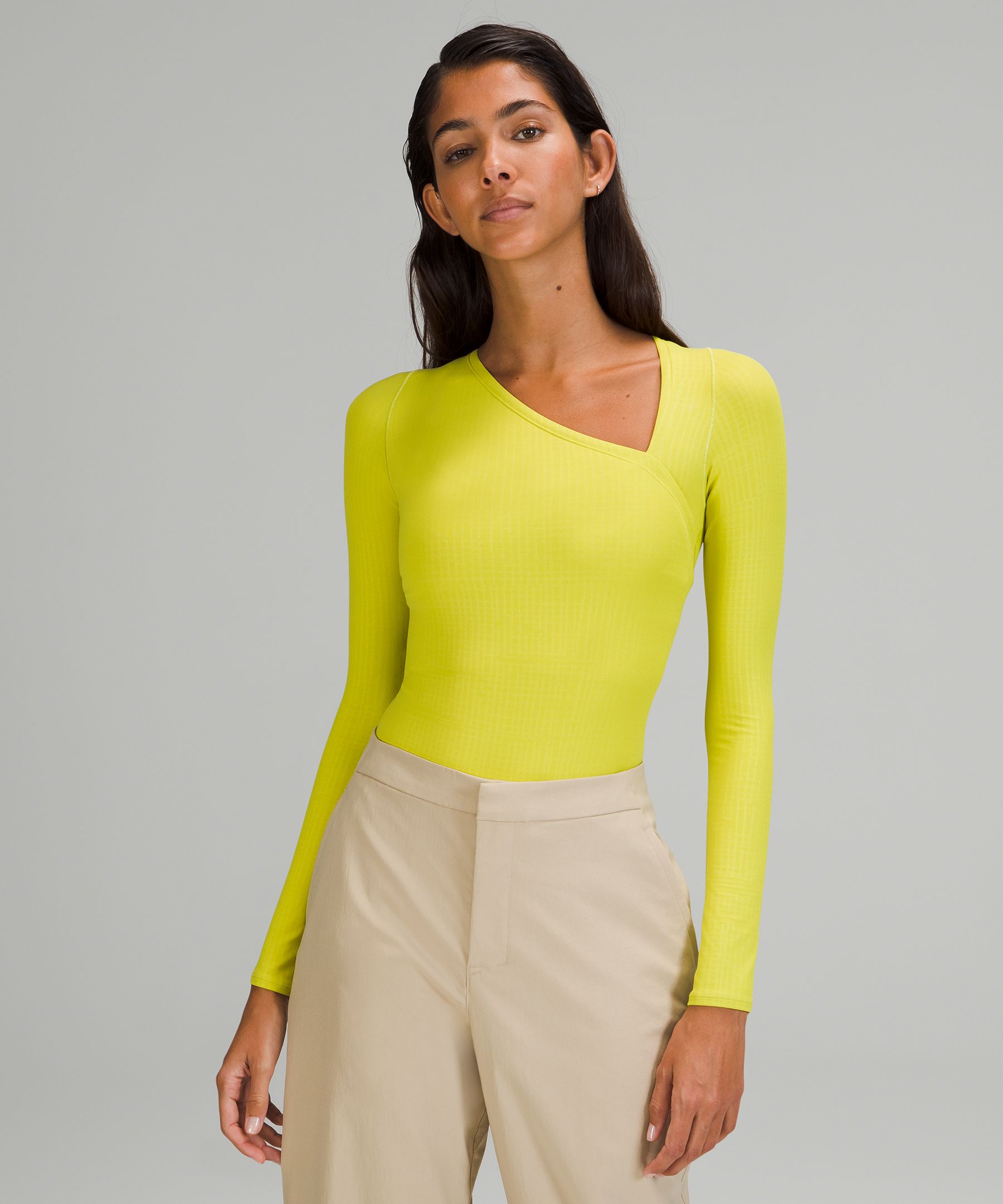 Neon Yellow Bodysuit - Shop Neon Yellow Long Sleeve Bodysuit Online