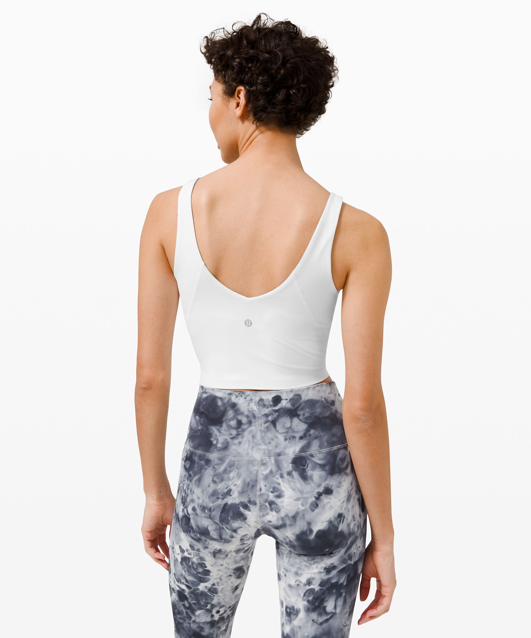 White Lululemon Align Tank Top - Gem