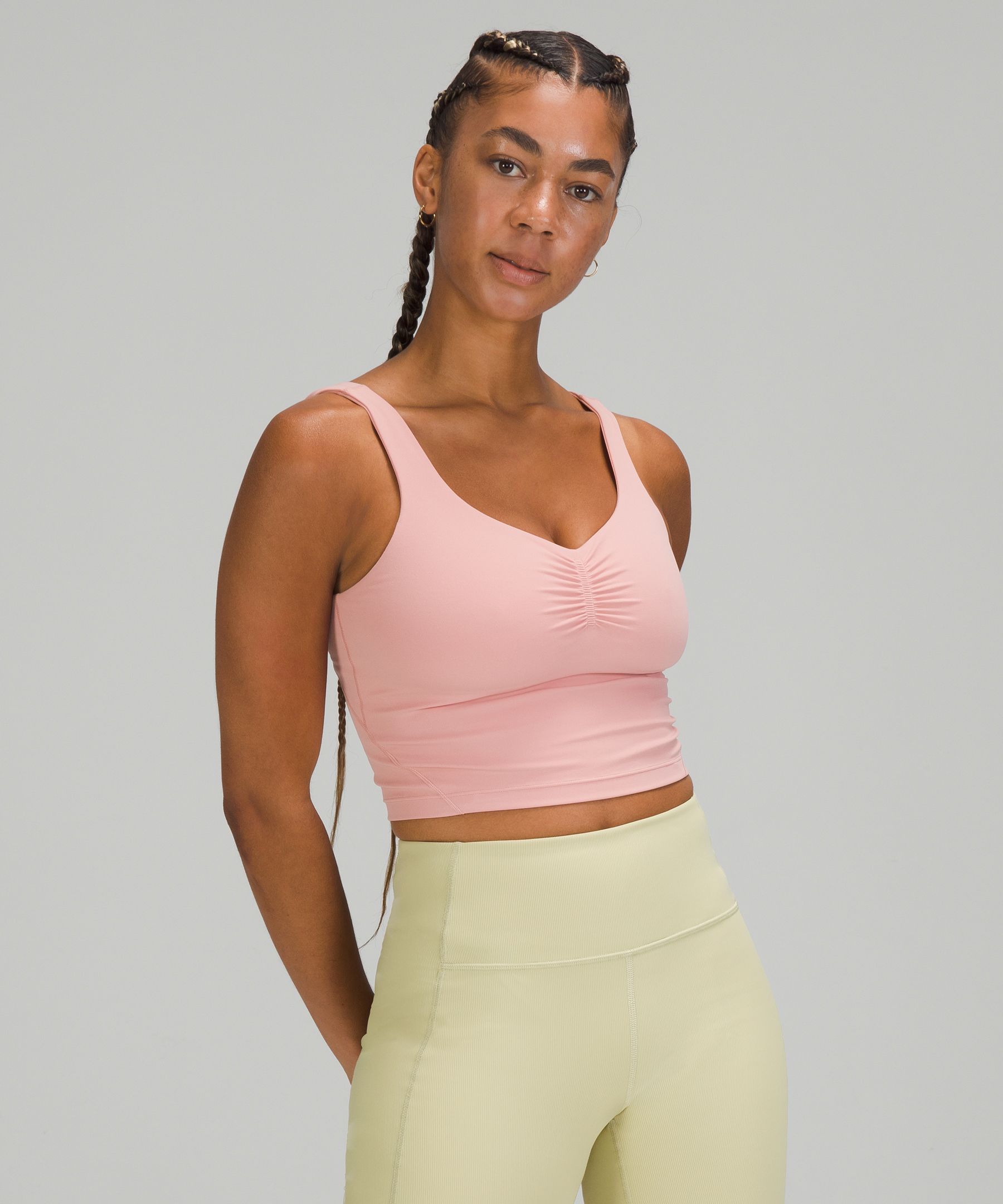 Lululemon Align™ Gathered-front Tank Top In Pink