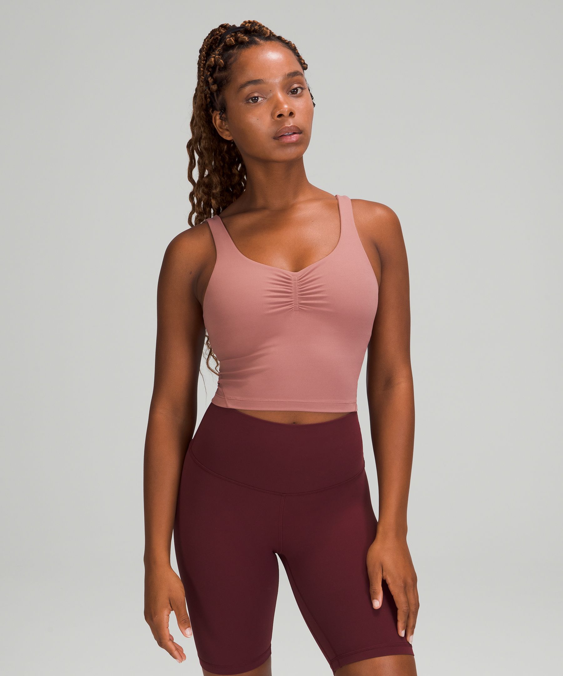 Lululemon Align™ Gathered-front Tank Top In Pink