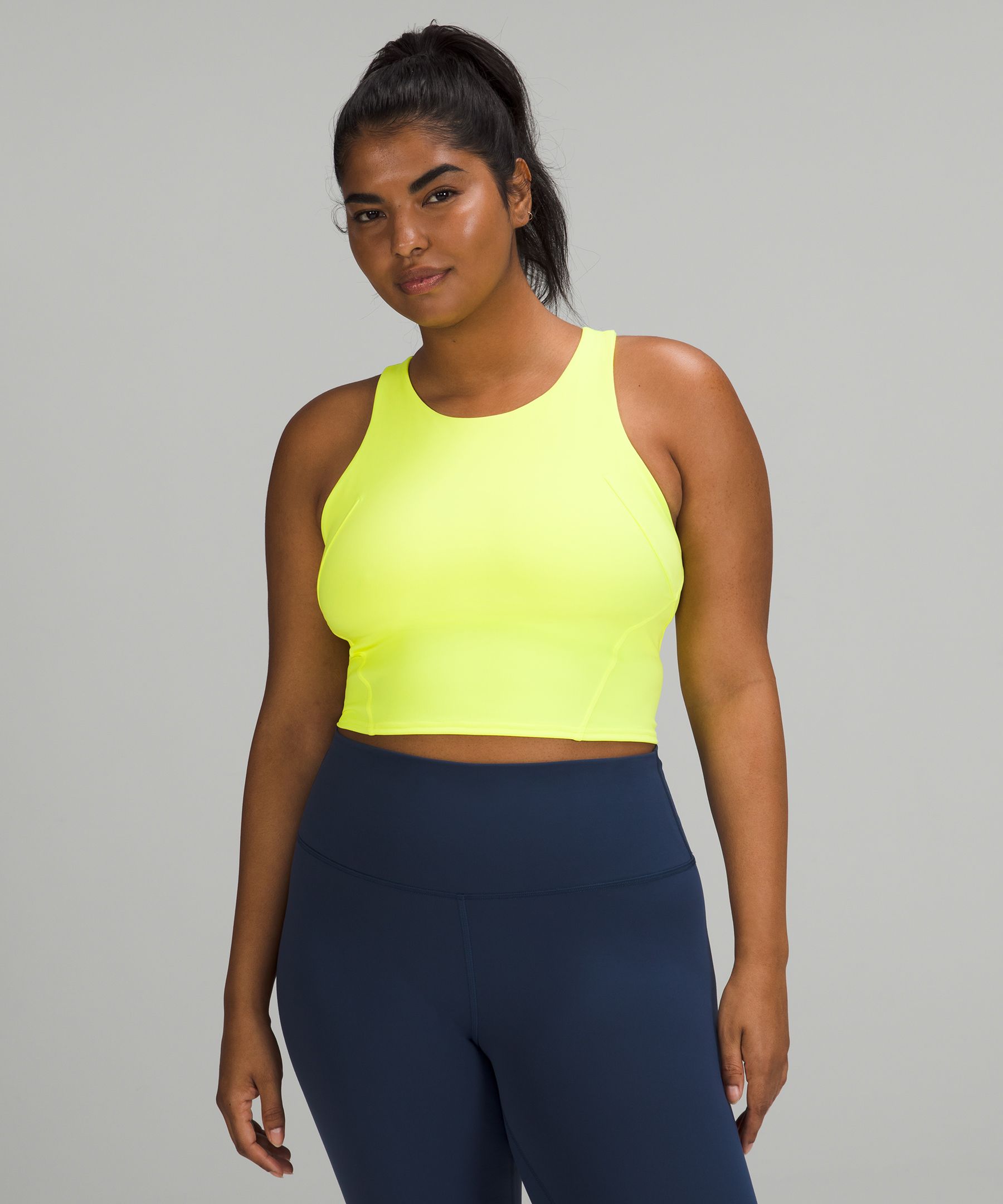 Lululemon Invigorate Training Tank Top In Electric Lemon