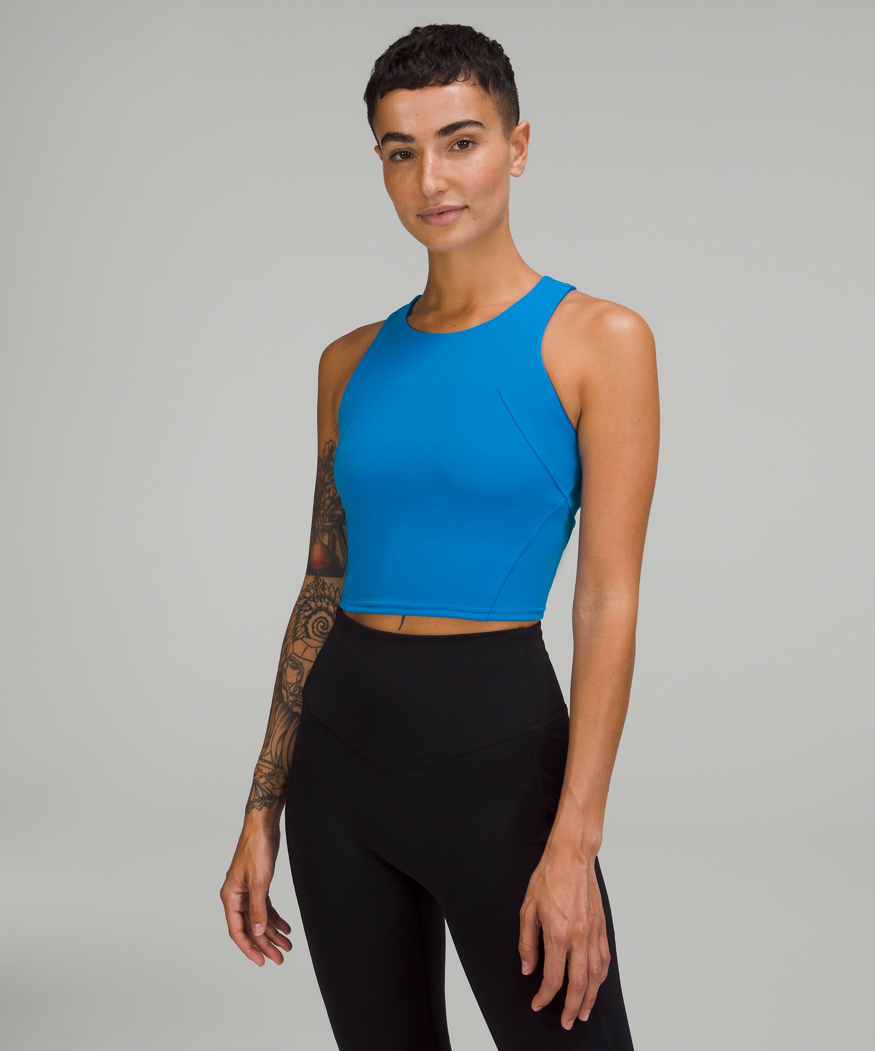 Lululemon Train to Be Tank Top - Everglade Green / Everglade Green