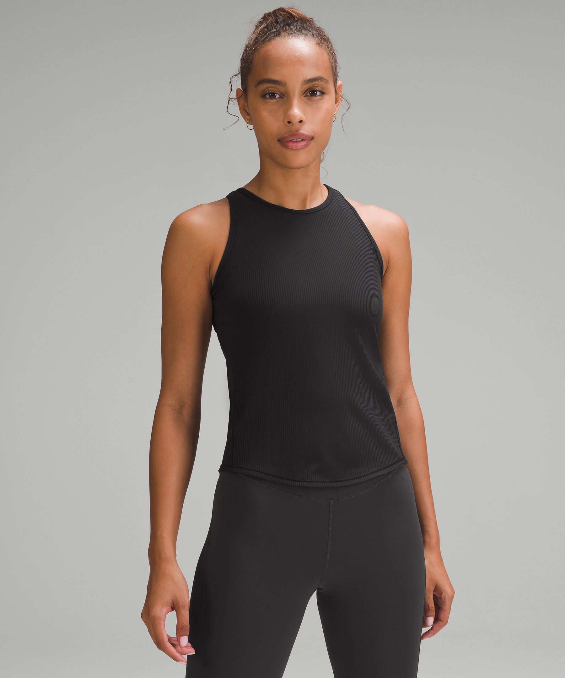 Base Pace Ribbed Tank Top, Tank Tops