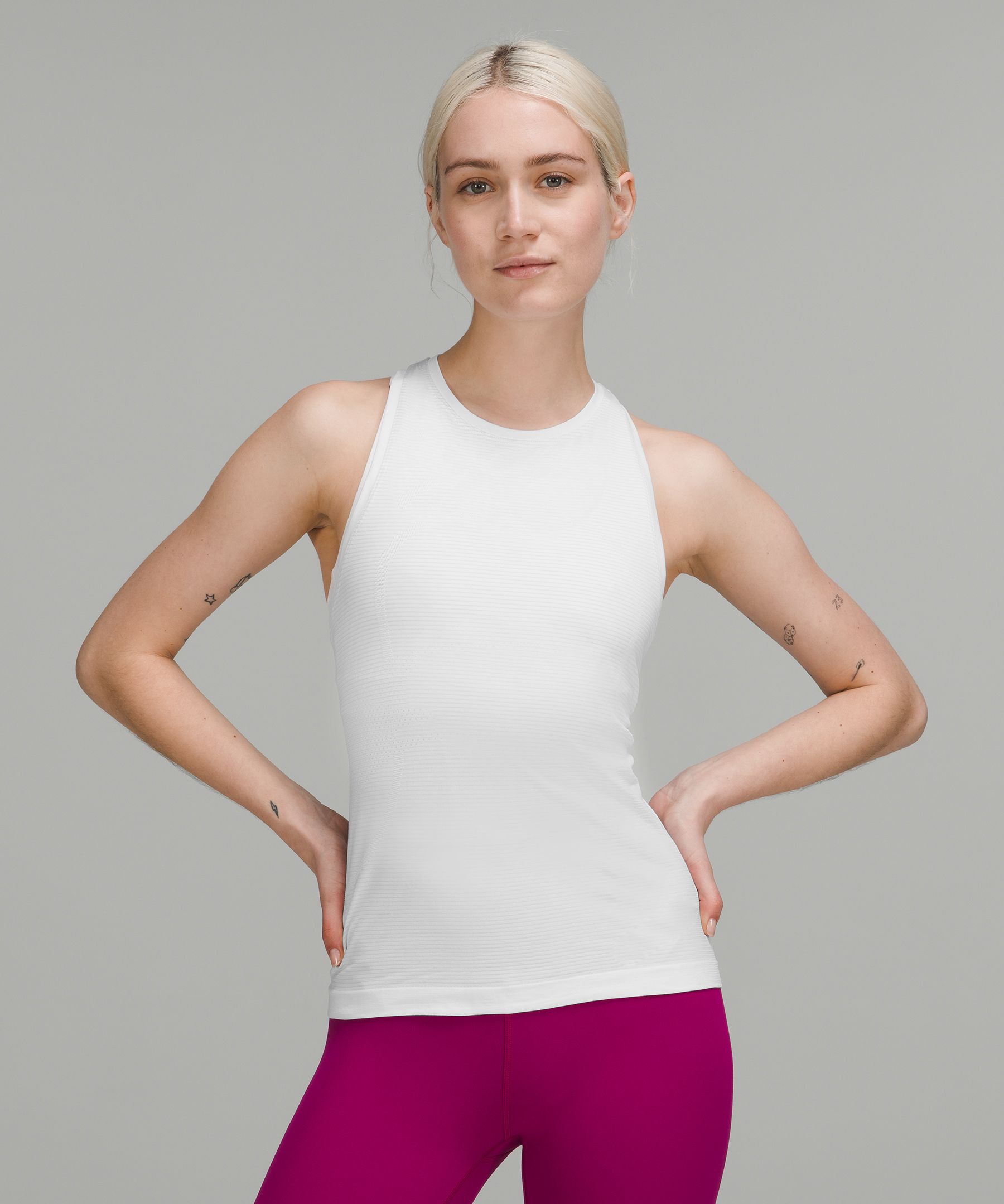 Swiftly Tech High-Neck Tank Top 2.0 *Race Length, Women's Sleeveless & Tank  Tops