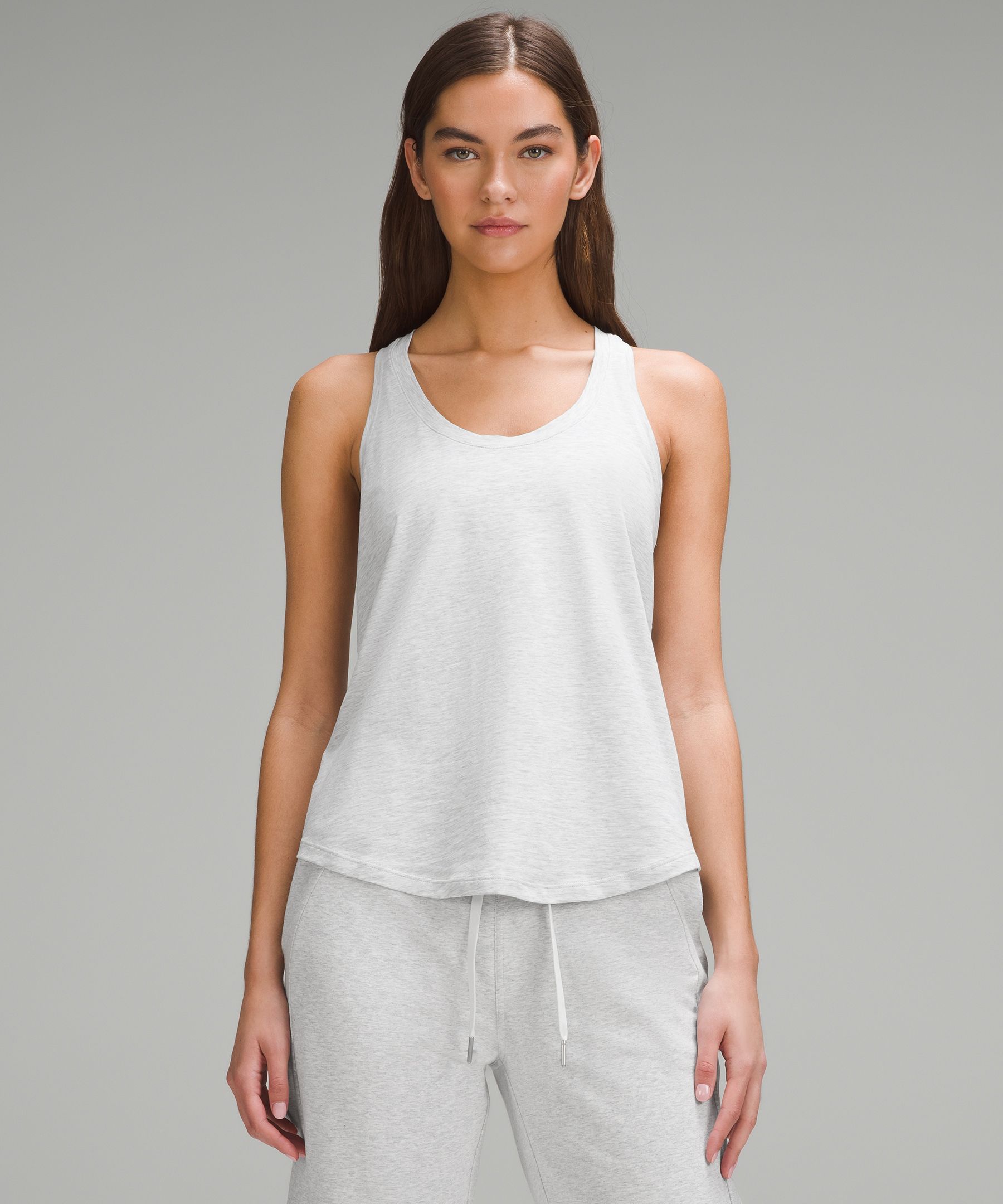 Love Tank Top - Grey,Neutral