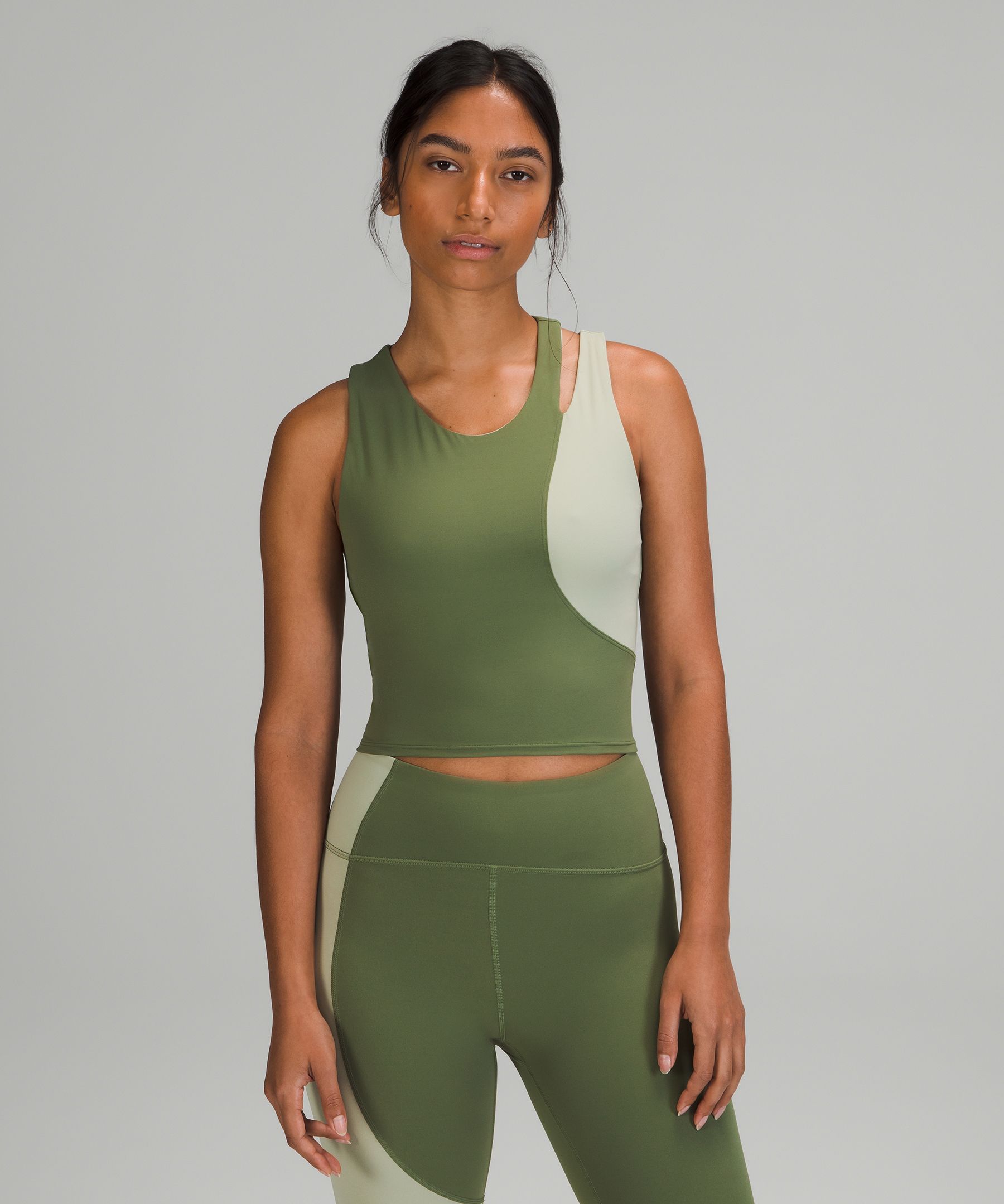 Lululemon Nova Yoga Sports Tank Top Alça De Ombro Larga Removível DSG395