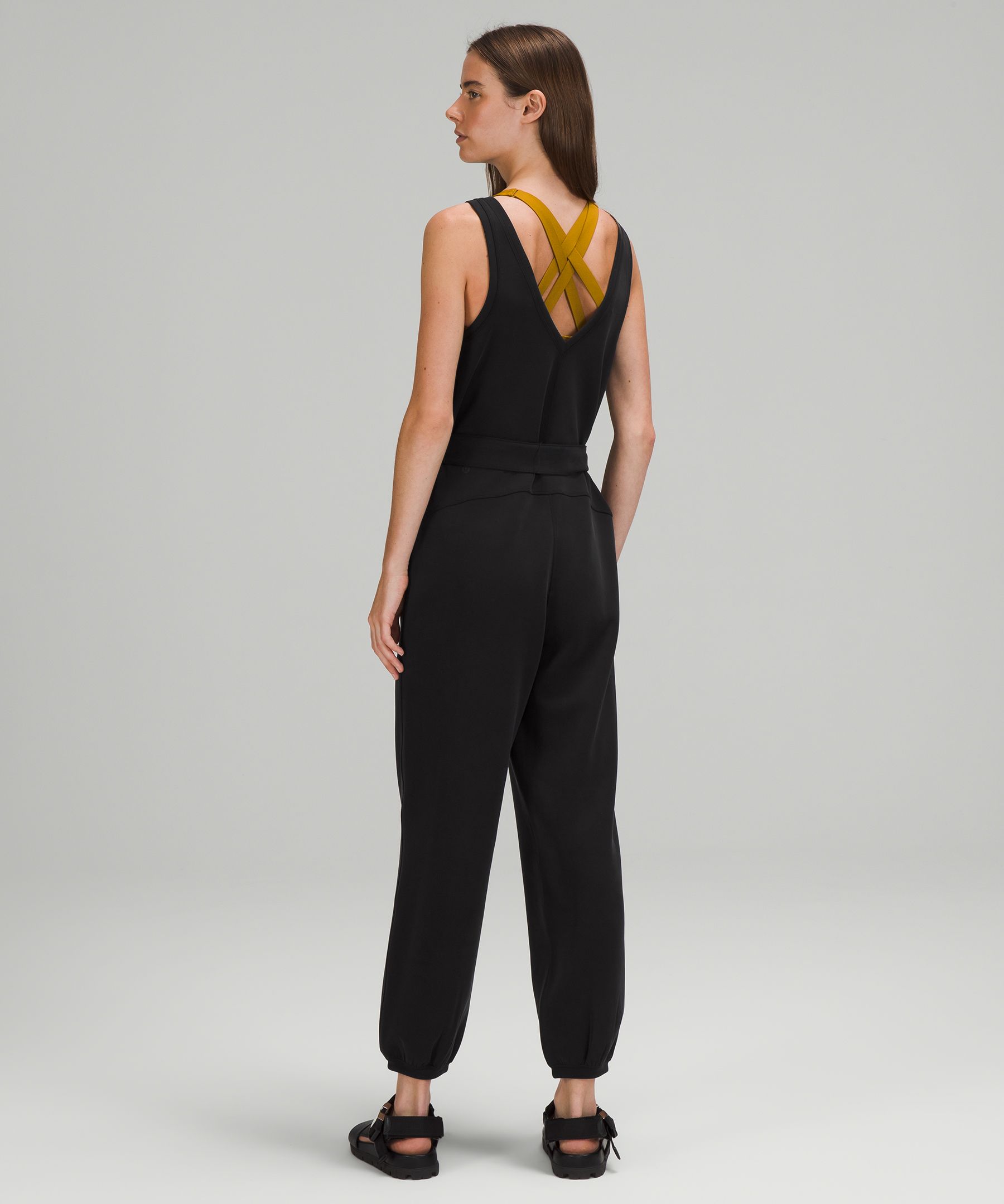 Lululemon Womens Dark Forest Align Scoop-neck Stretch-woven Jumpsuit