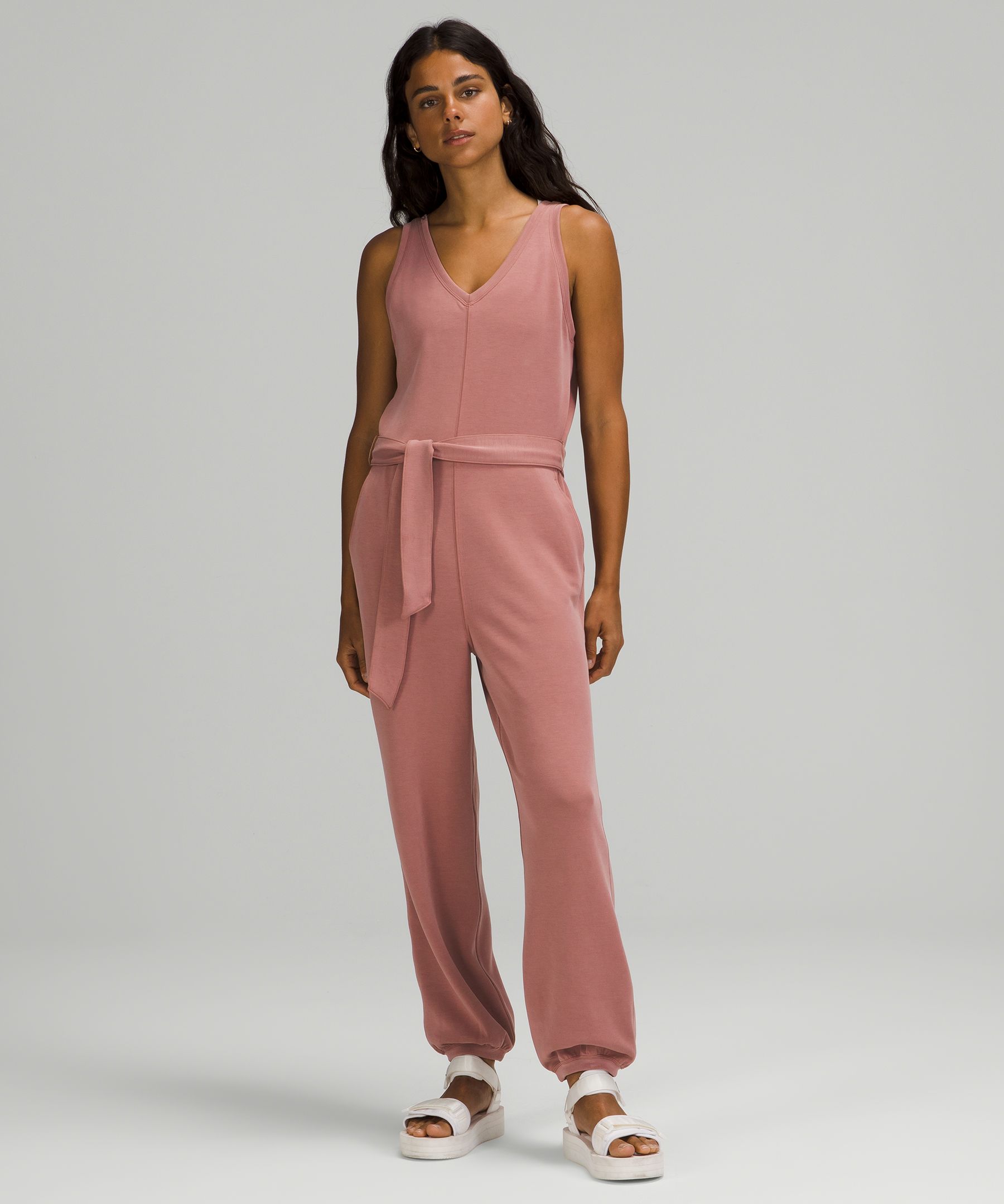 Ease of it All V-Neck Jumpsuit *Softstreme