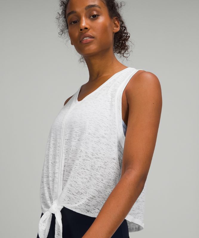 Relaxed Tie Front Tank