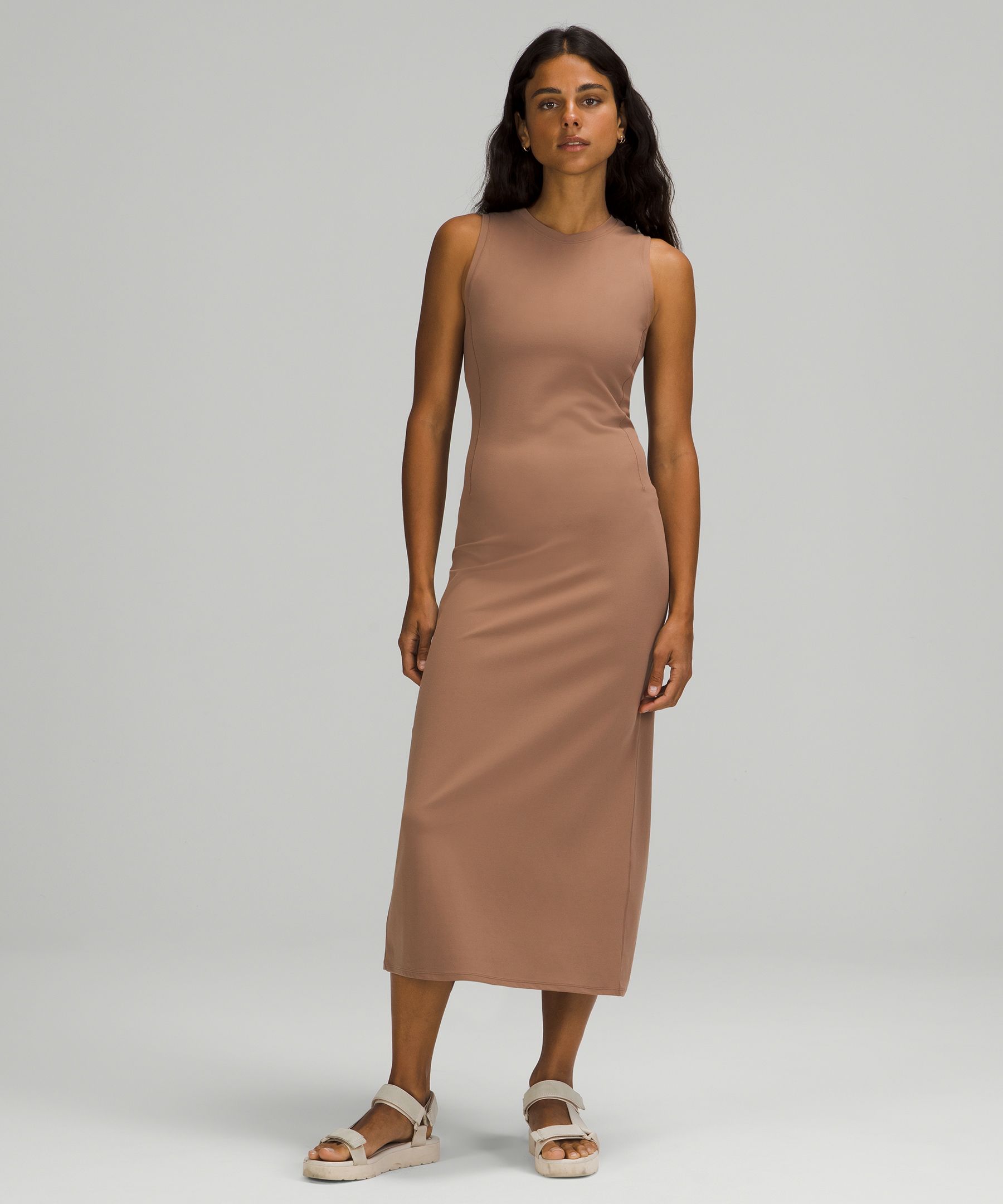 All Aligned Midi Dress