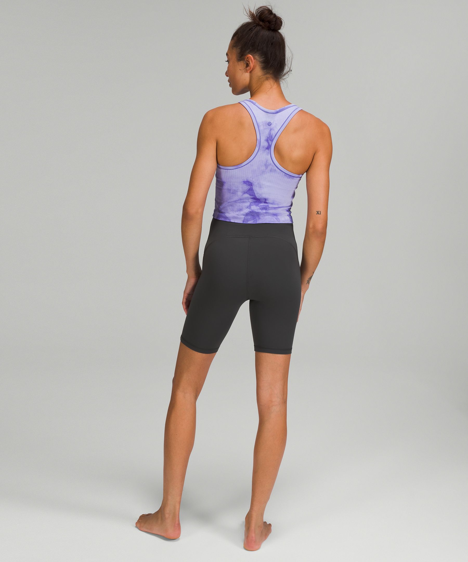 Ebb to Street Cropped Racerback Tank Top