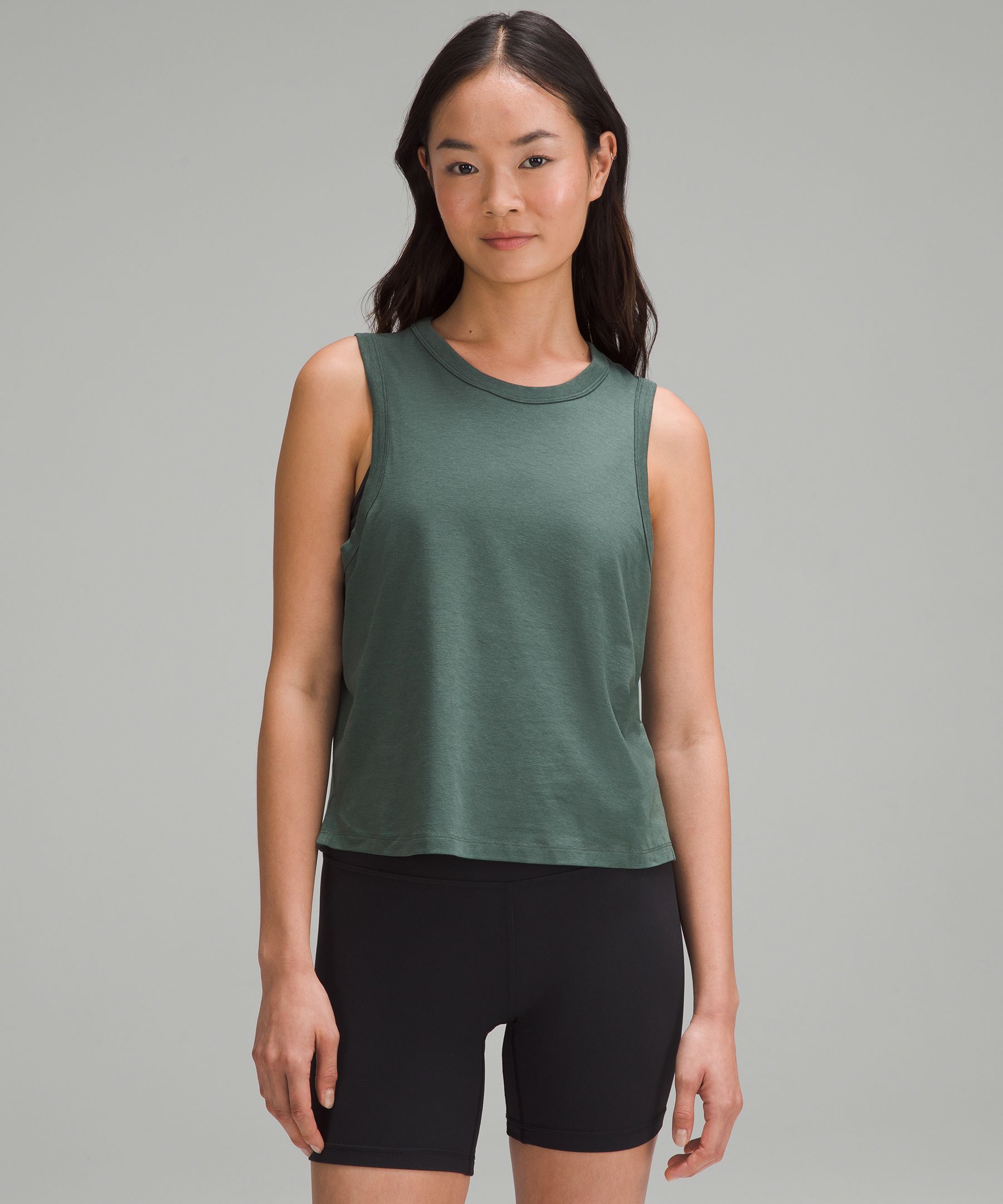 Lululemon Classic-fit Cotton-blend Tank Top