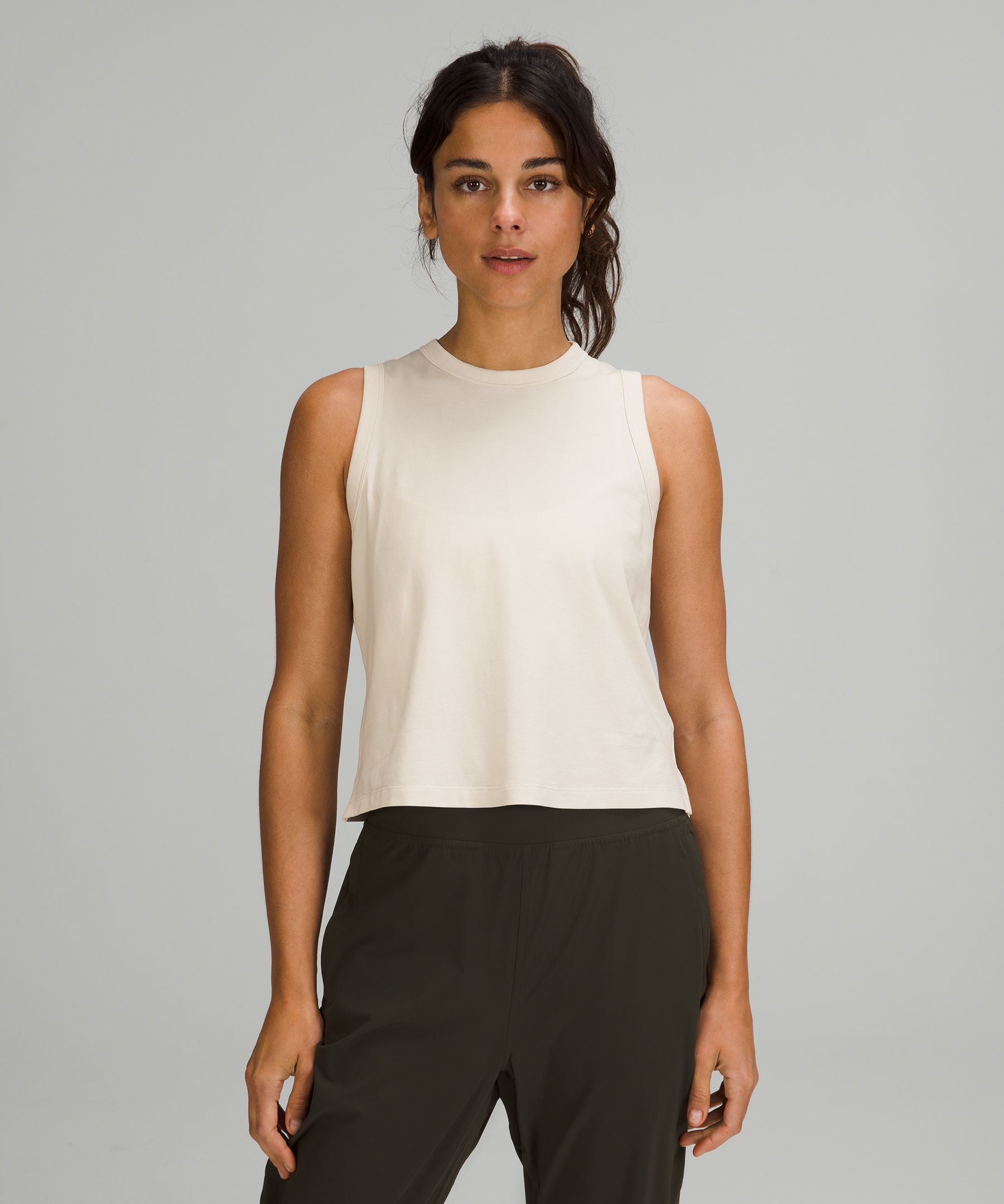 Lululemon Classic-fit Cotton-blend Tank Top