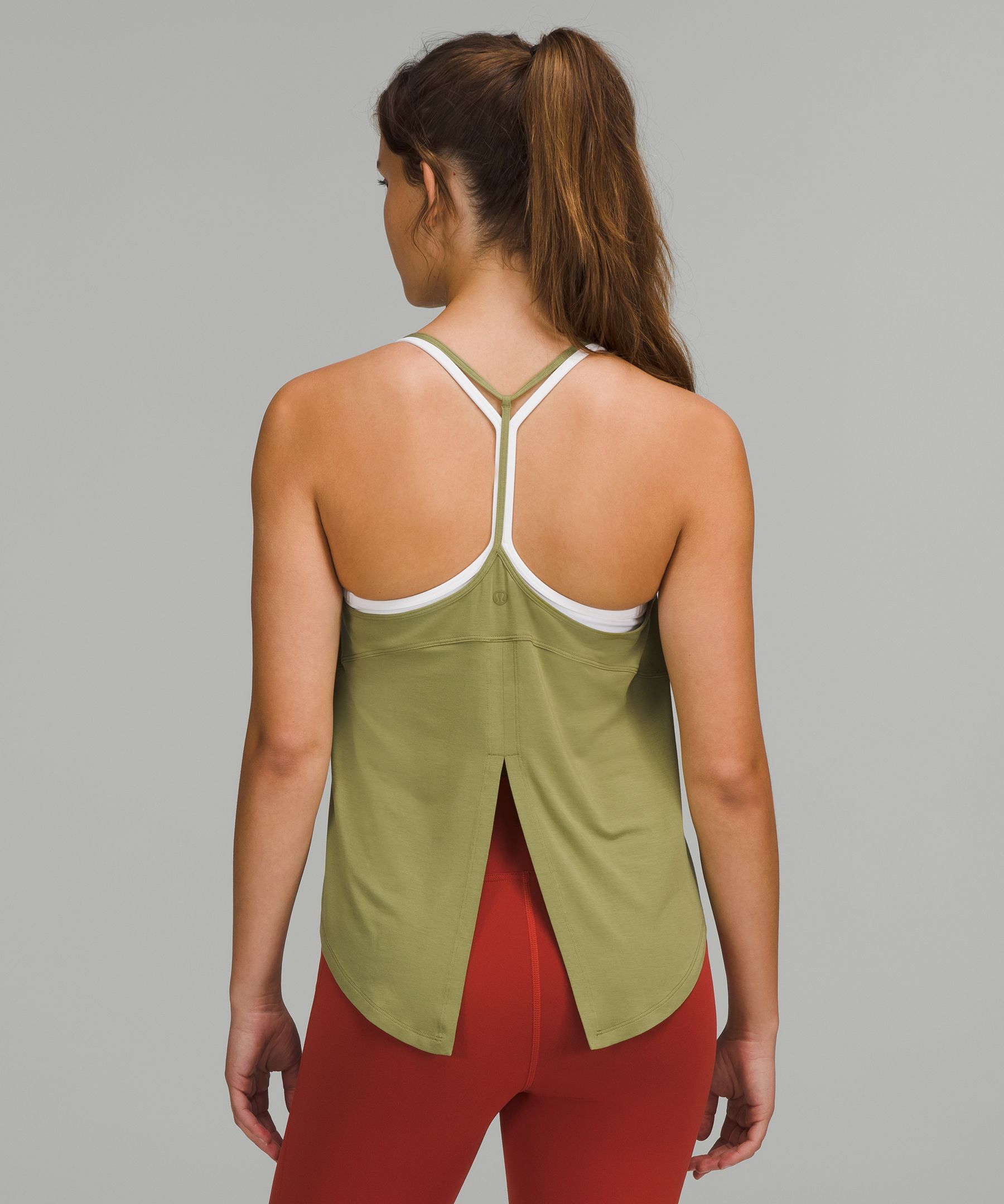 Modal-Silk Yoga Tank, Java, Cacao, White Opal, and more : r/lululemon