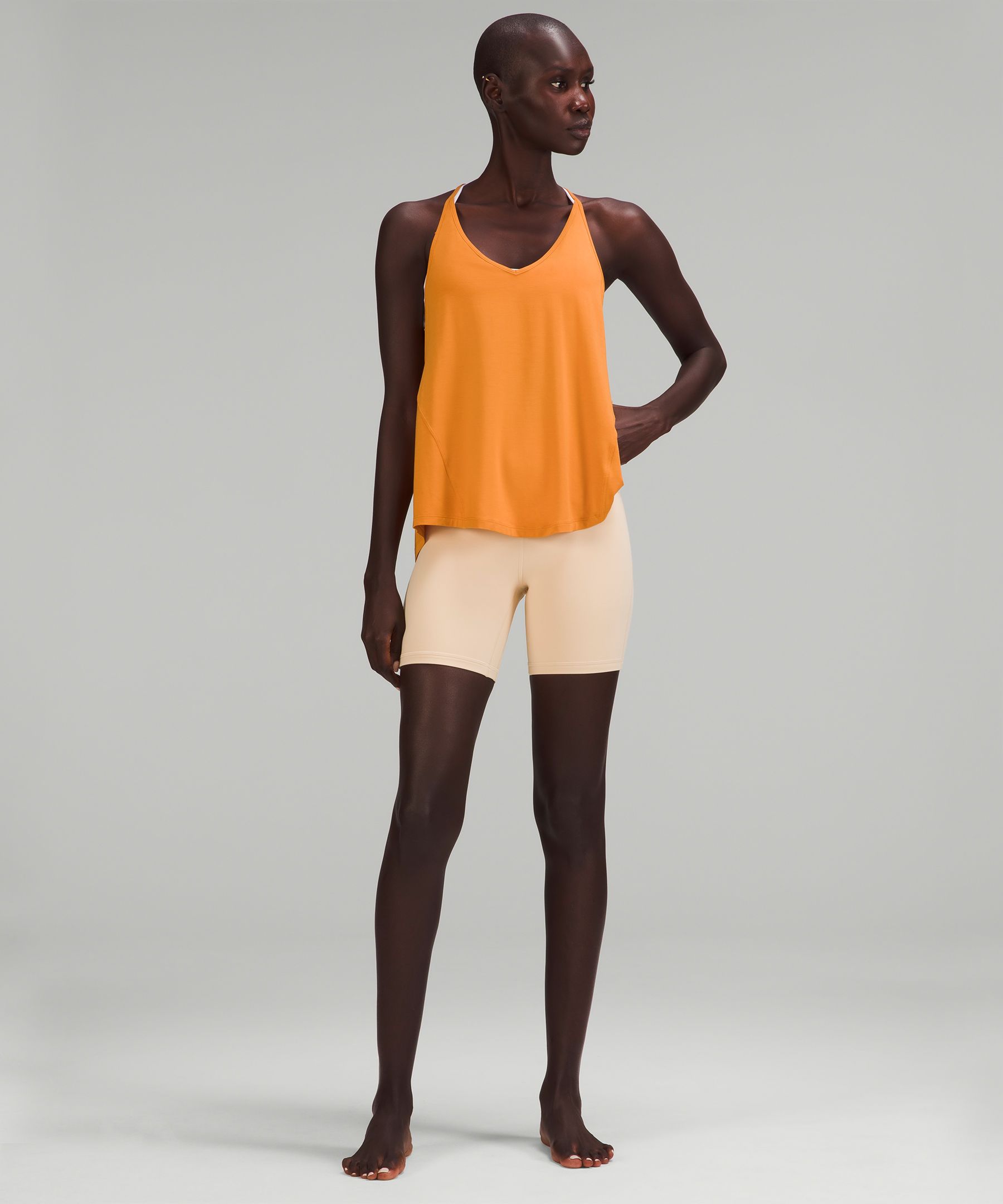 Modal Silk Twist-Back Yoga Tank Top curated on LTK