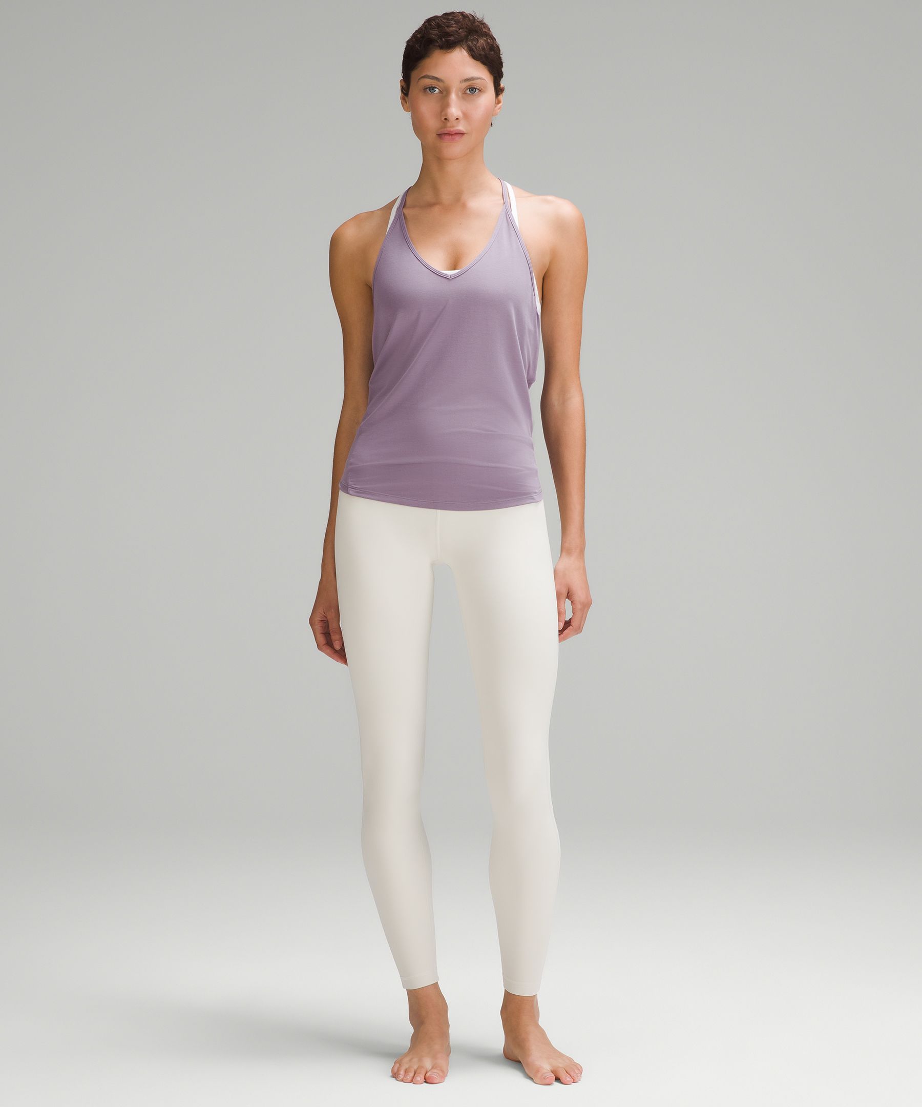Fit Review: lululemon Modal-Silk Yoga Tank Top & Open-Back Cropped