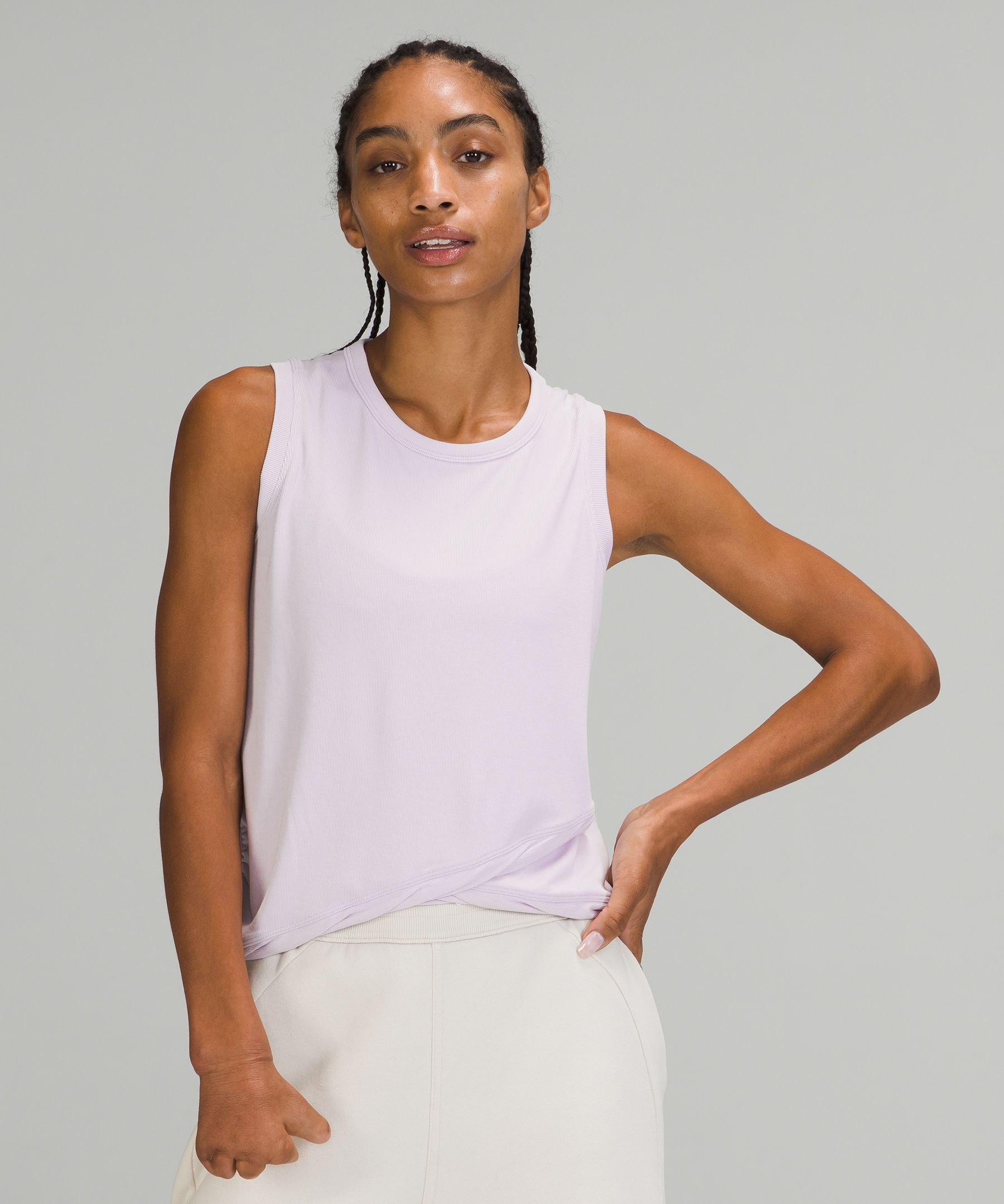 Do the Twist Cropped Tank Top