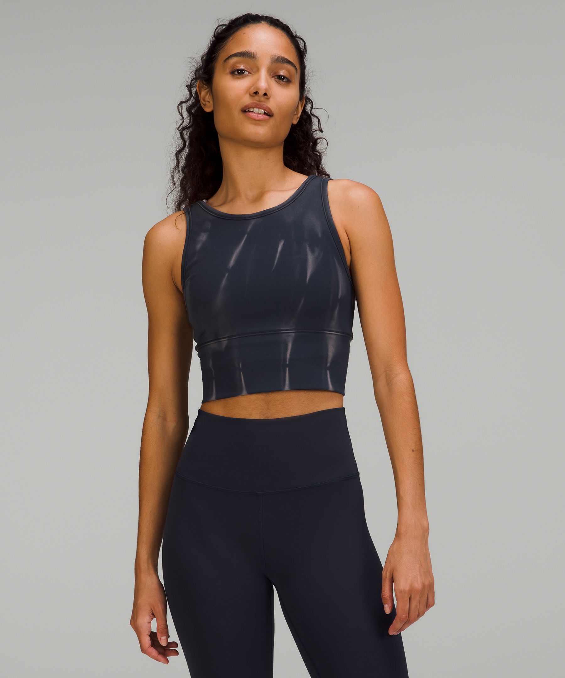 Everlux™ and Mesh Cropped Tank Top