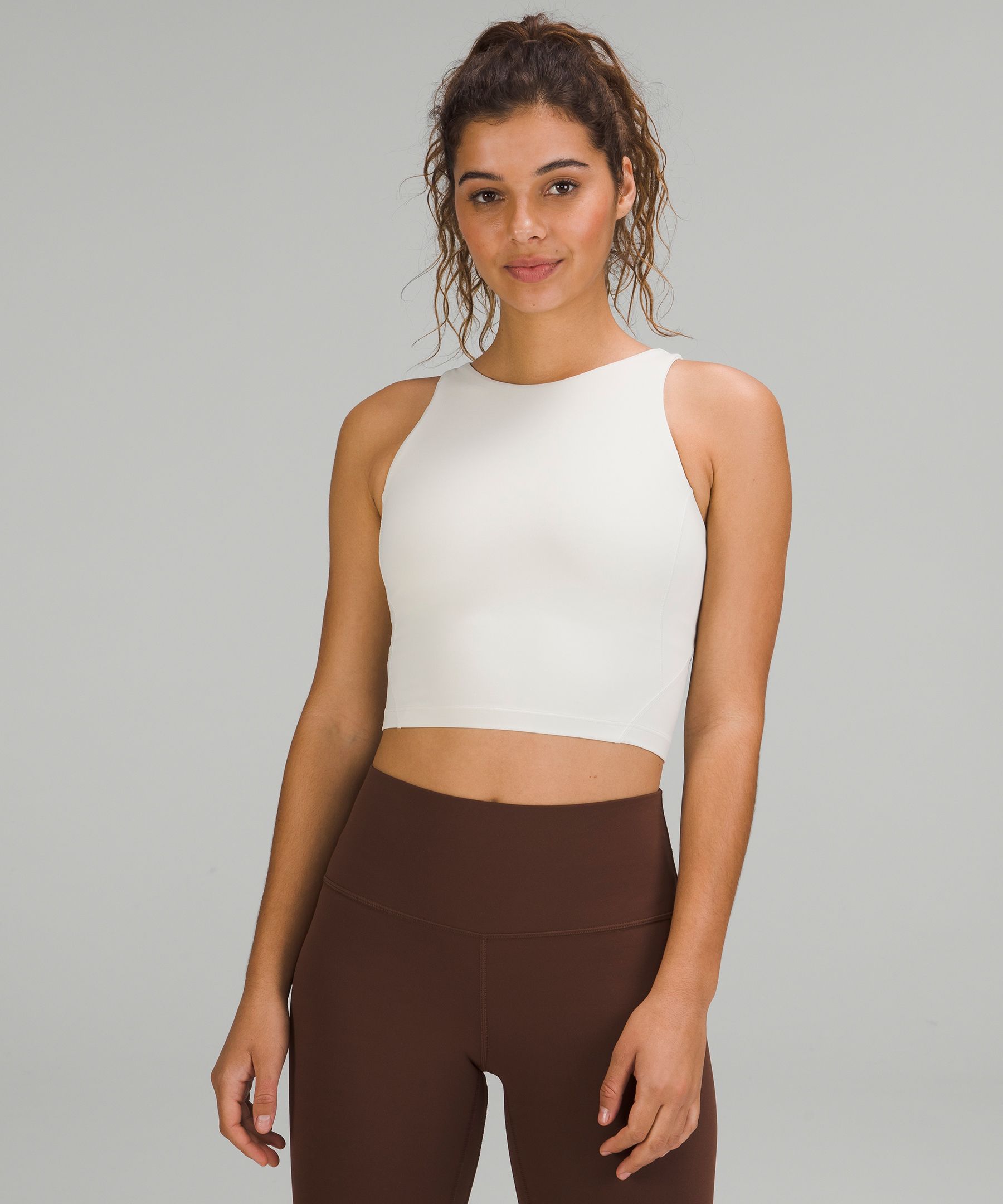 Lululemon Align™ High-neck Tank Top In Bronze Green