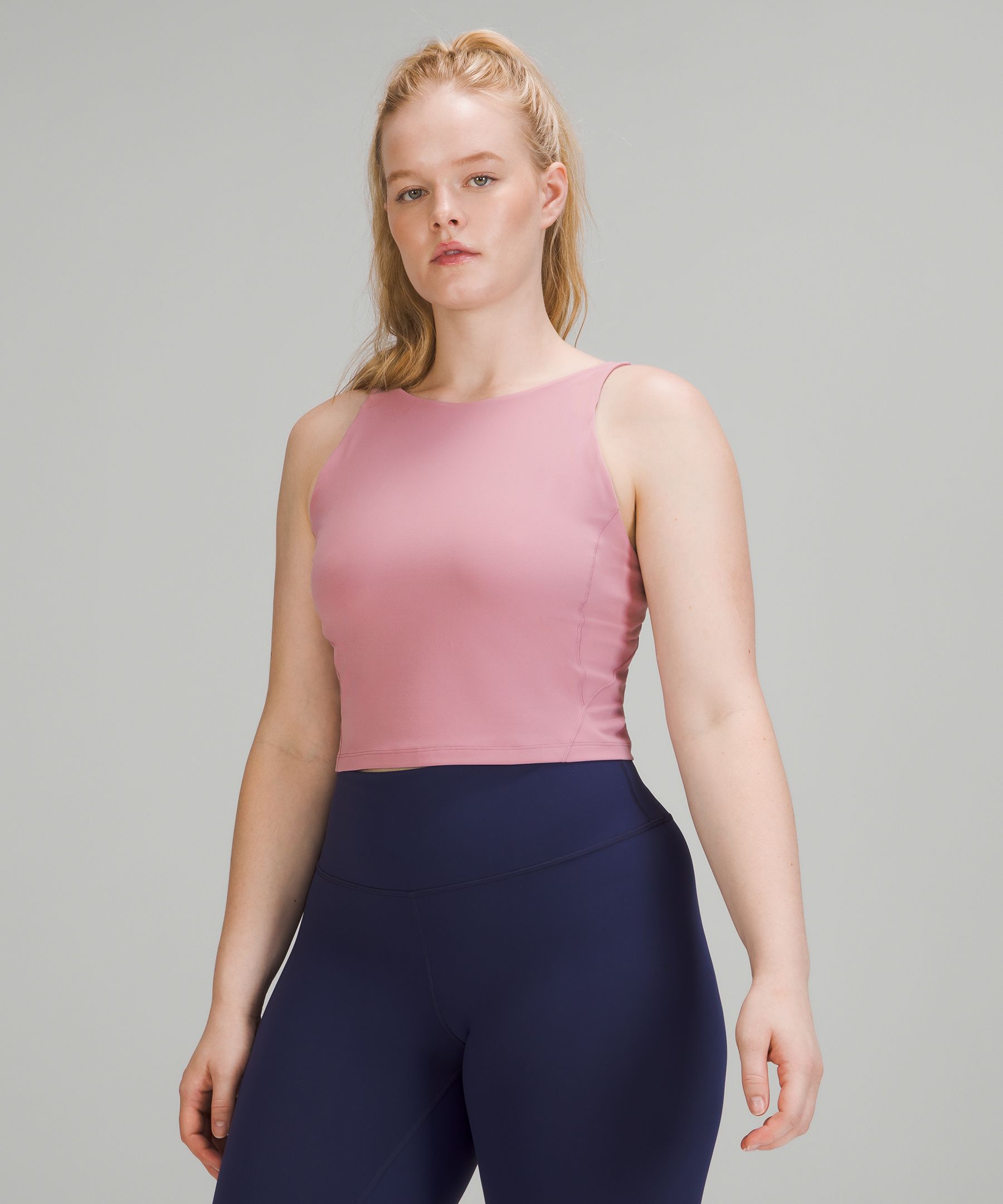 Lululemon Align™ High-neck Tank Top In Pink Taupe