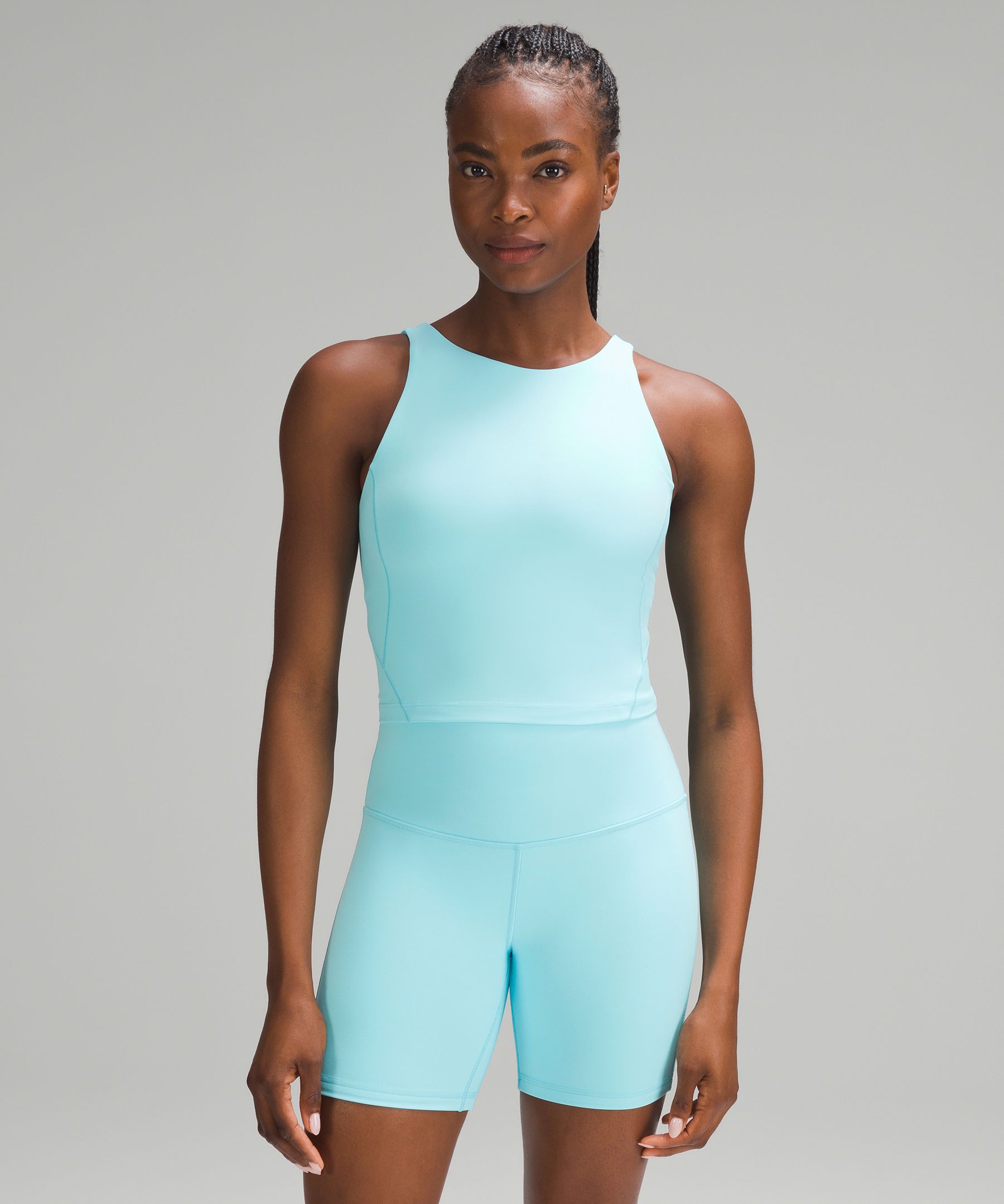 Lululemon Align™ High-neck Tank Top In Bronze Green