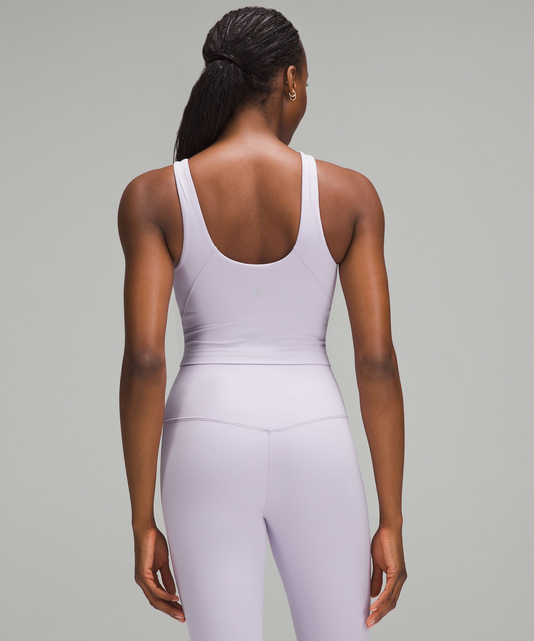 My new fave combo. Align legging (6, Inflorescence Multi), Power Pivot tank  (8, Pink Punch), Uplifting bow scrunchie (Pink Punch) : r/lululemon