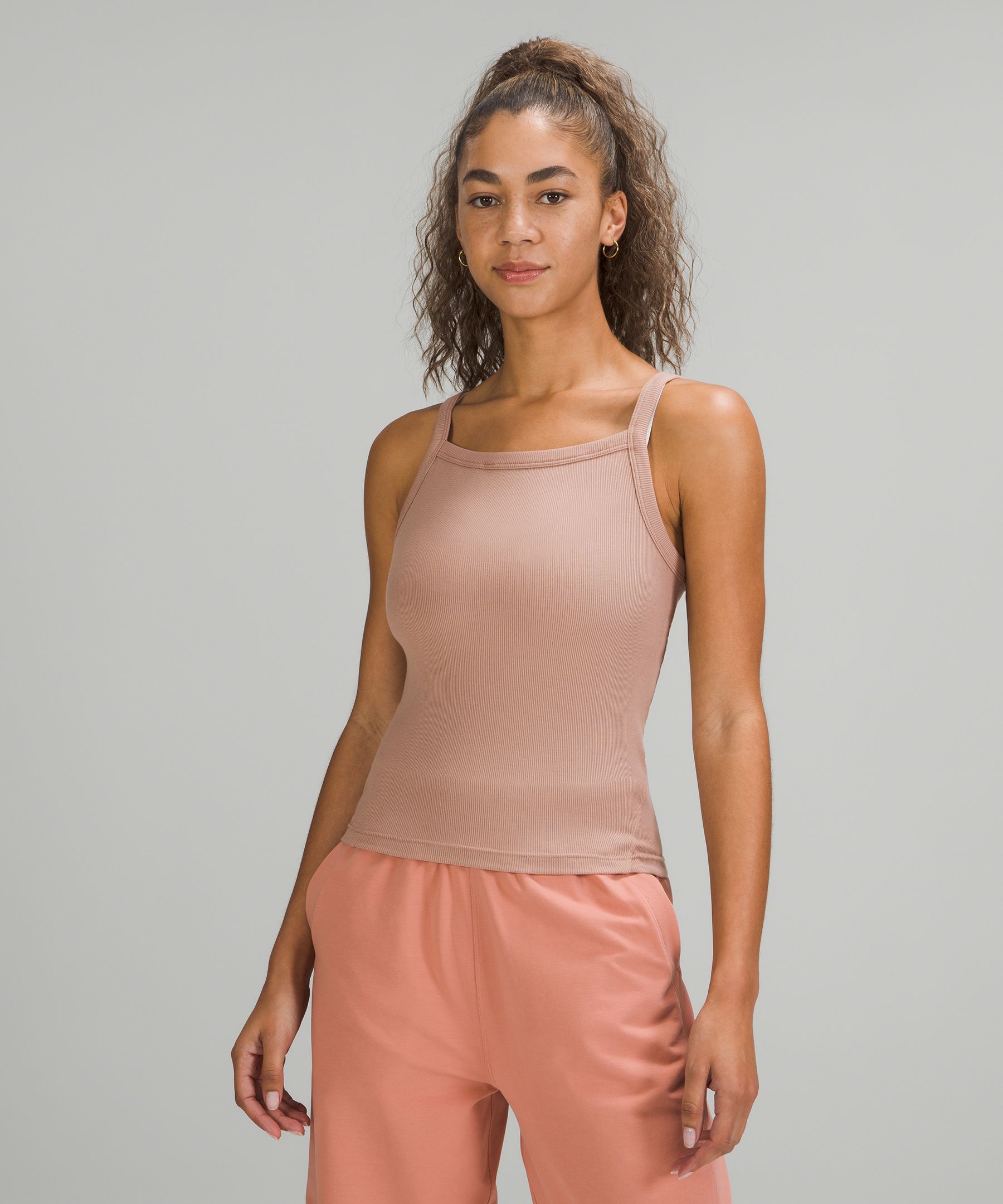 Square neck outlet tank top