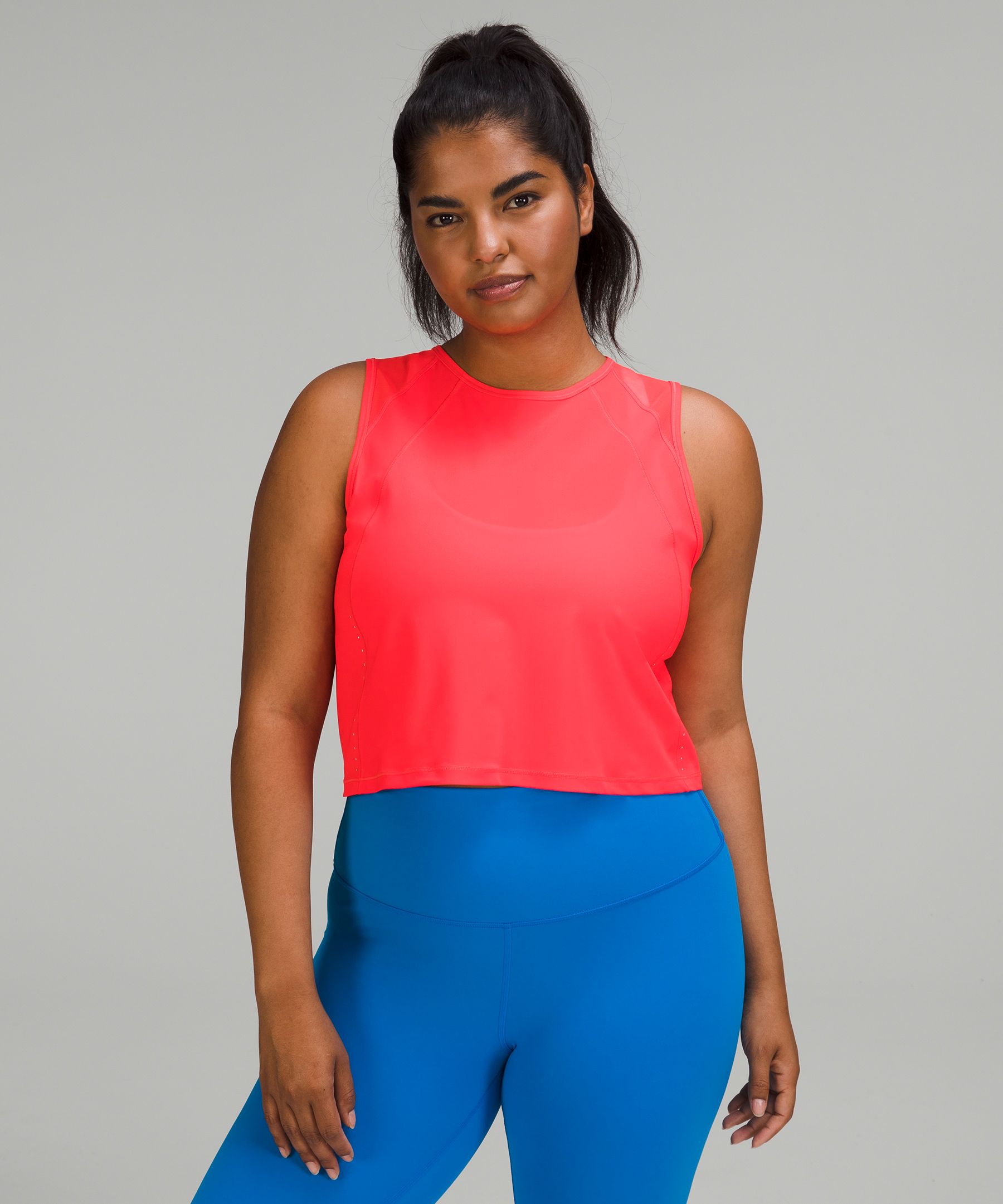 Lululemon Sculpt Cropped Tank Top In Flare