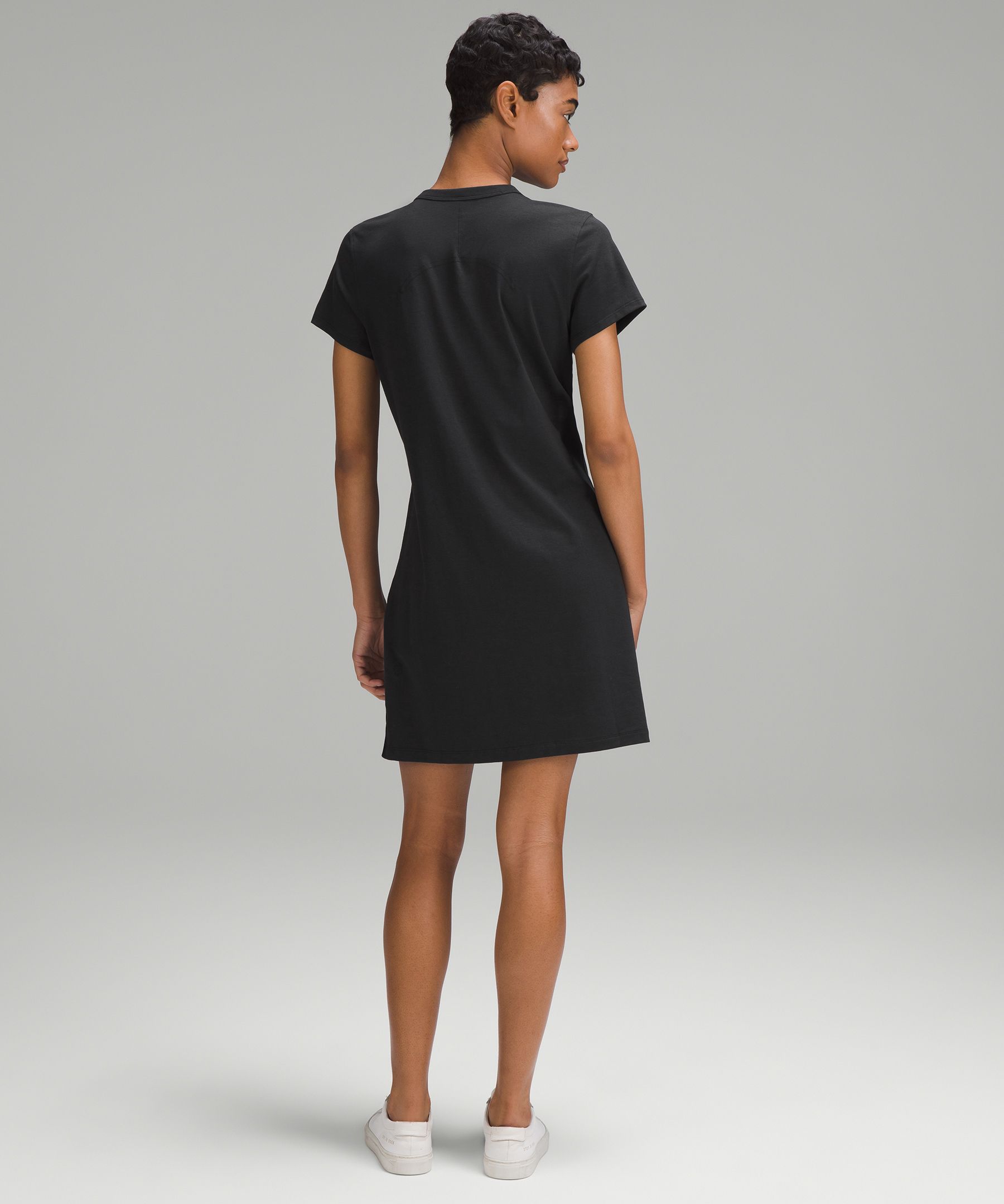 Lululemon Classic-Fit Cotton-Blend T-Shirt Dress. 2