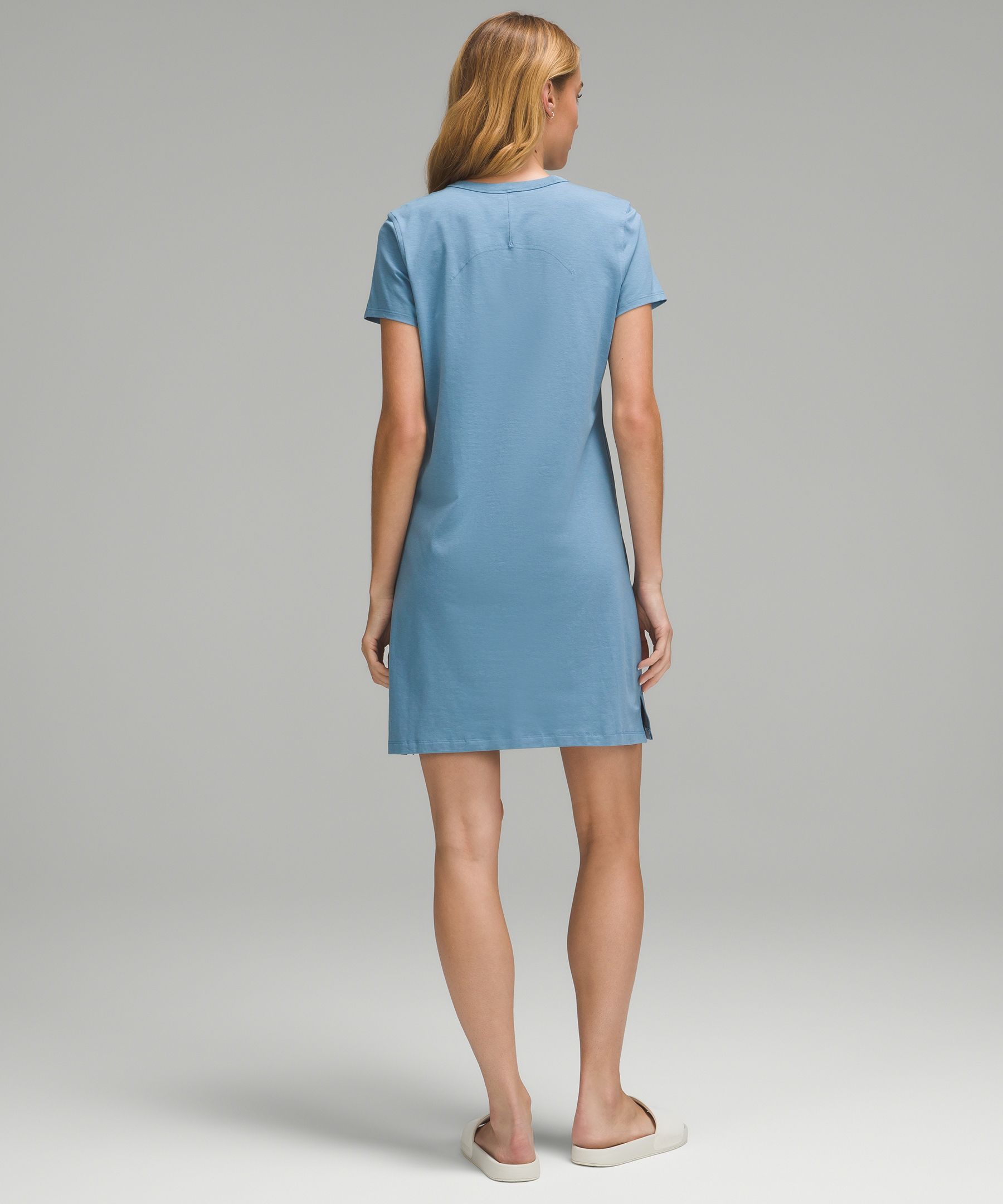 Lululemon Classic-Fit Cotton-Blend T-Shirt Dress. 2