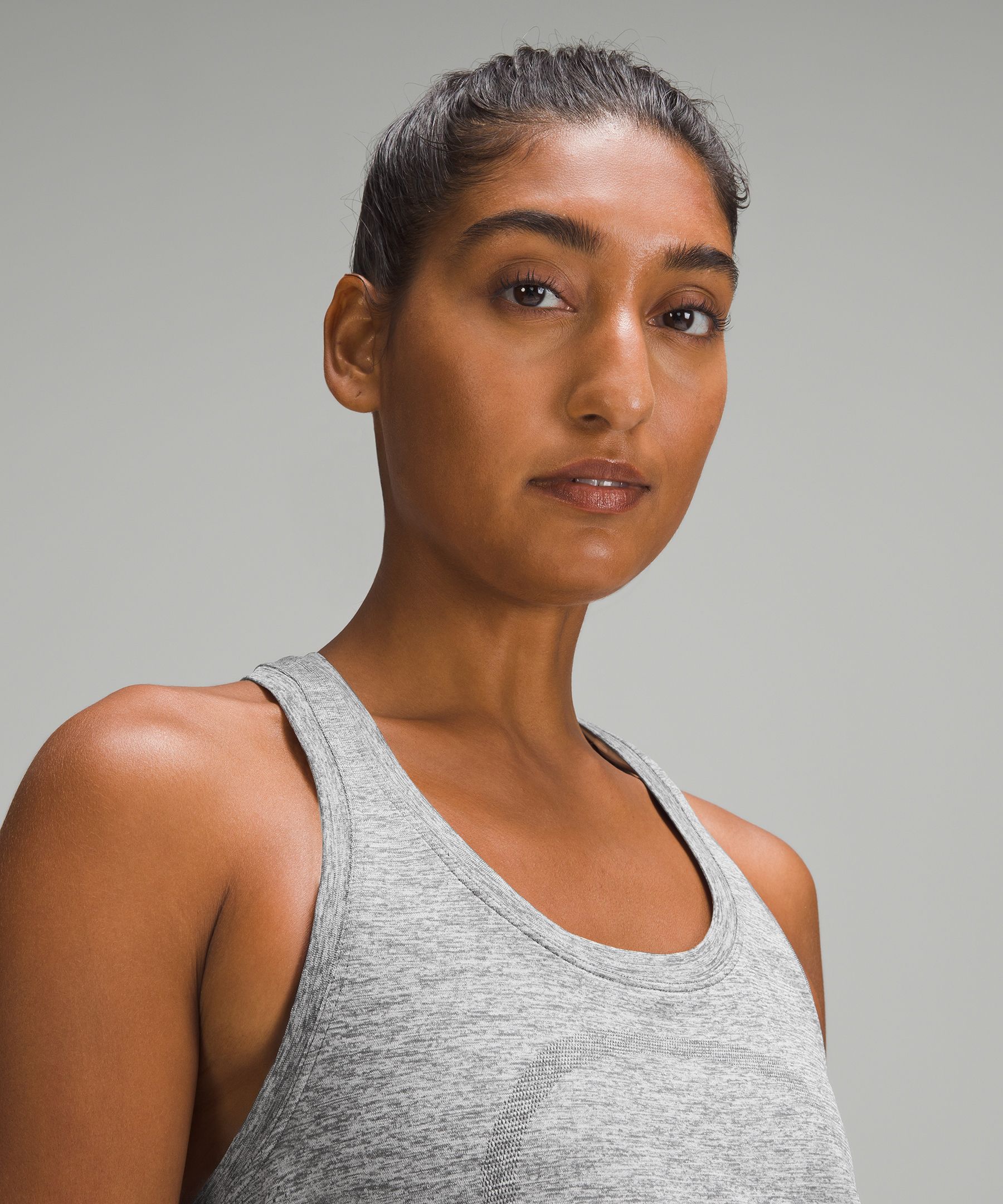 Lululemon Heathered Grey Racerback Tank Top