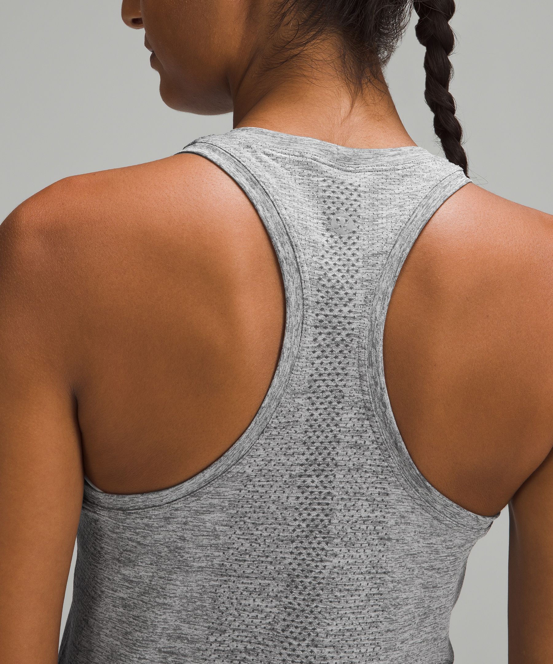 Lululemon Gray SoulCycle swiftly tech racerback tank top 8