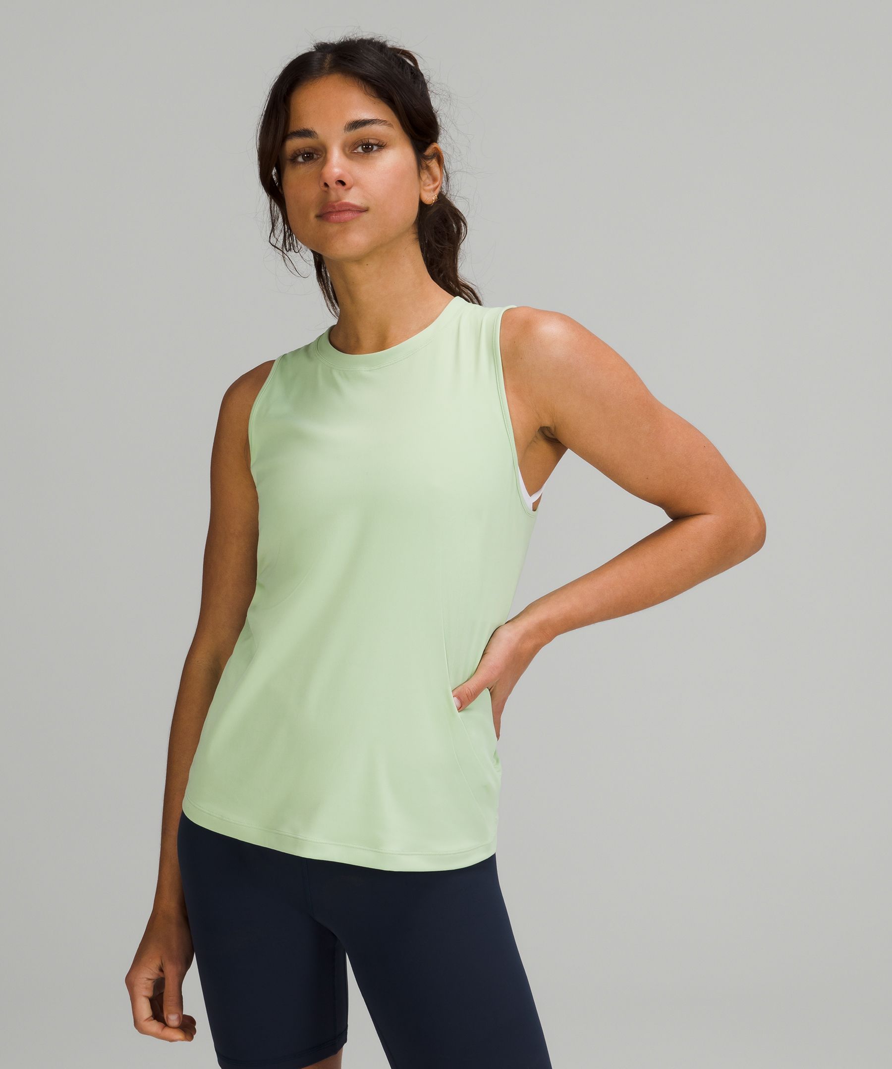 Cross-Back Nulu Yoga Tank Top, Tank Tops