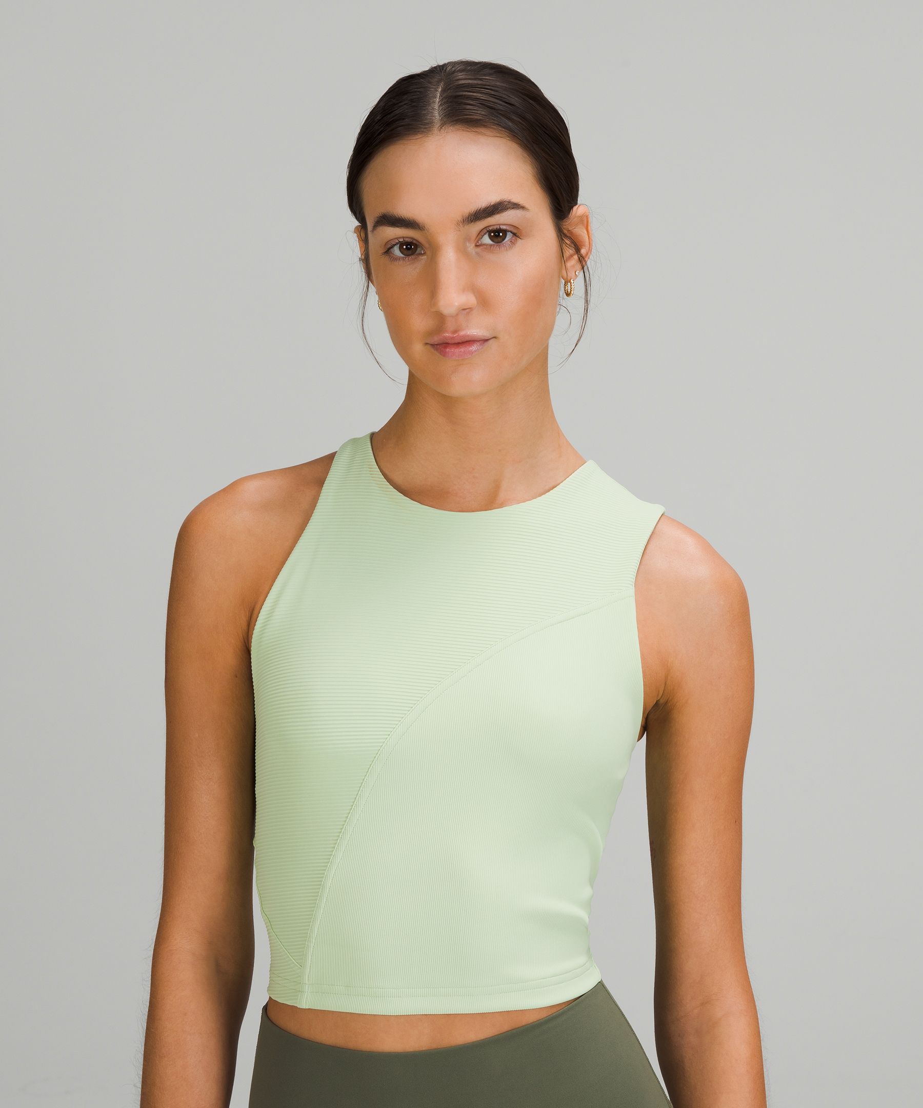 Brand New Lululemon restock mock neck yoga tank, Women's Fashion,  Activewear on Carousell