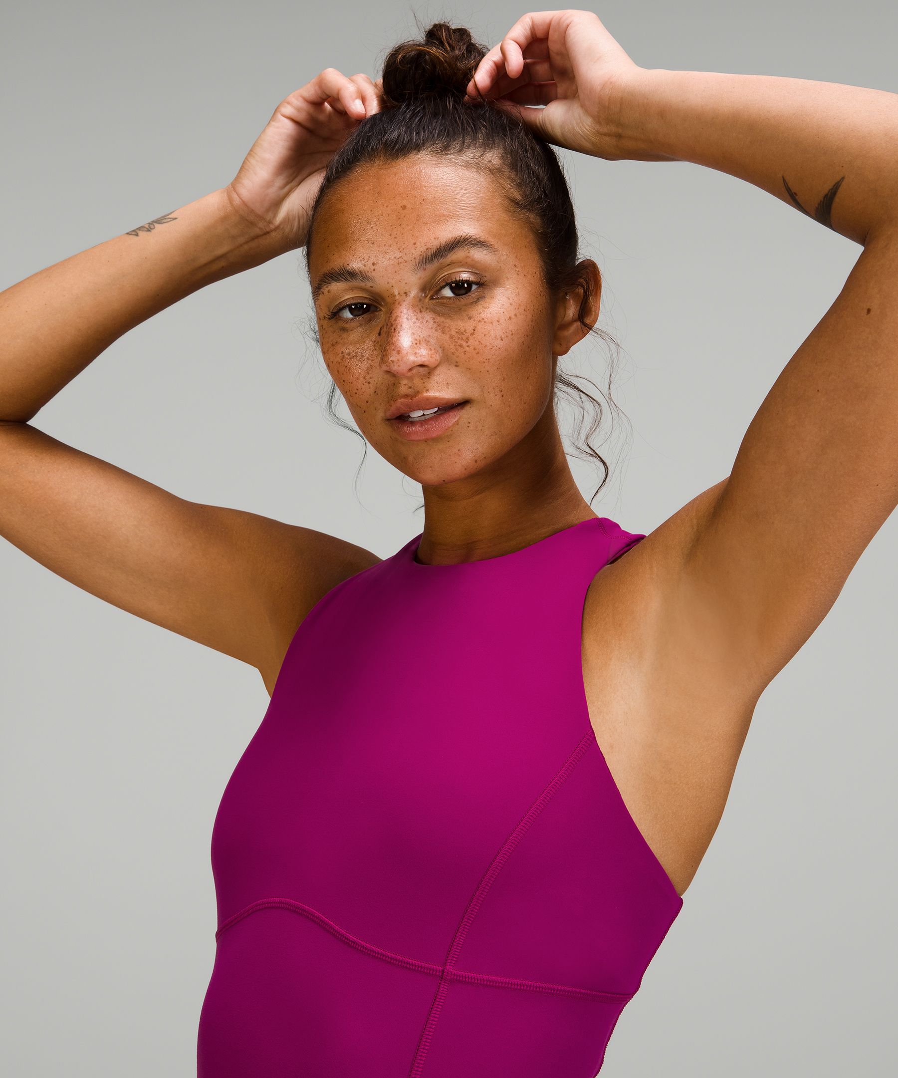 Lululemon Hot 'N Sweaty Tank - Paris Pink - lulu fanatics