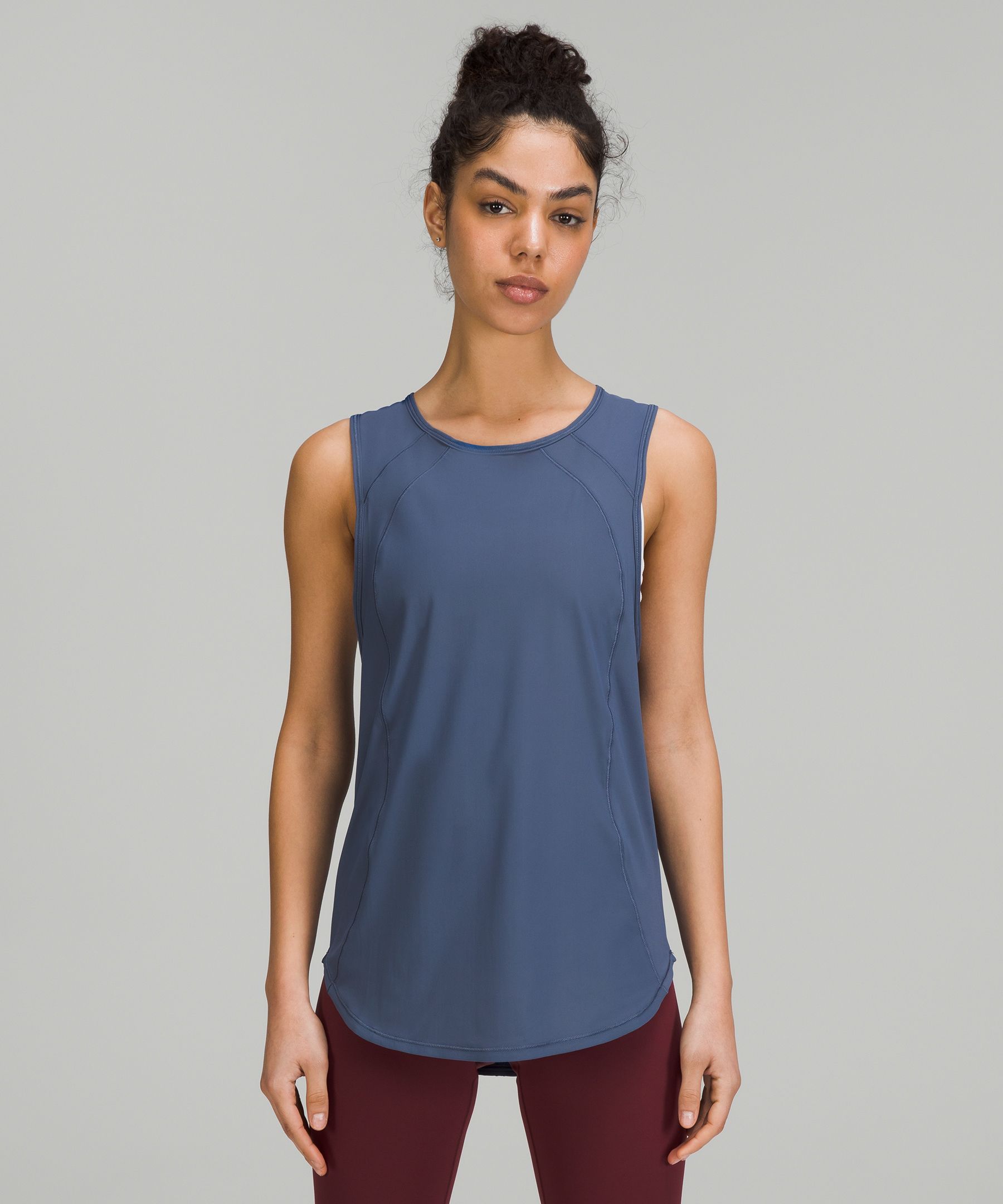 Lululemon Sculpt Tank - Cerulean Blue - lulu fanatics