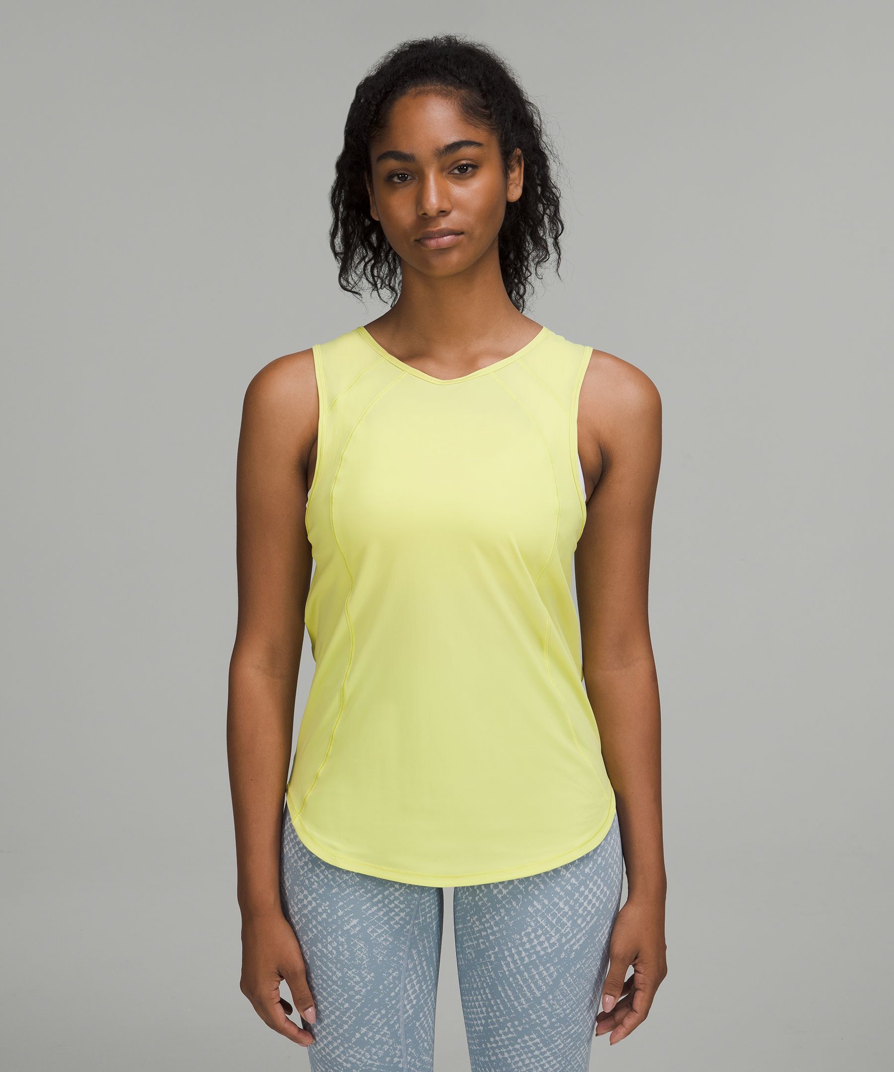 Lululemon Sculpt Tank Top In Yellow