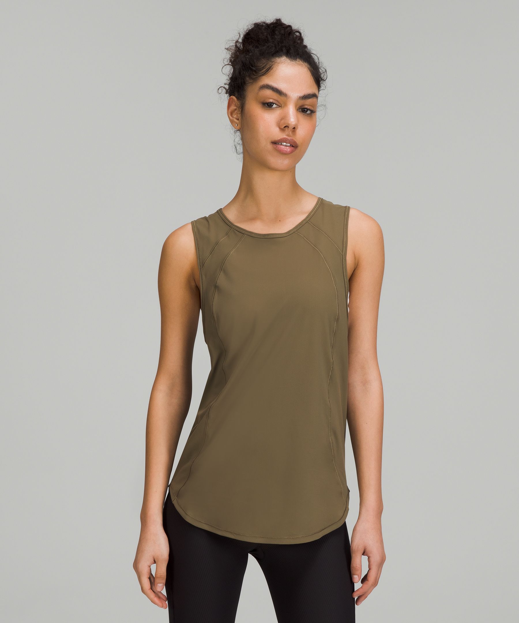 Lululemon Women's Sculpt Tank in Incognito Camo Multi Gator Green Size 4