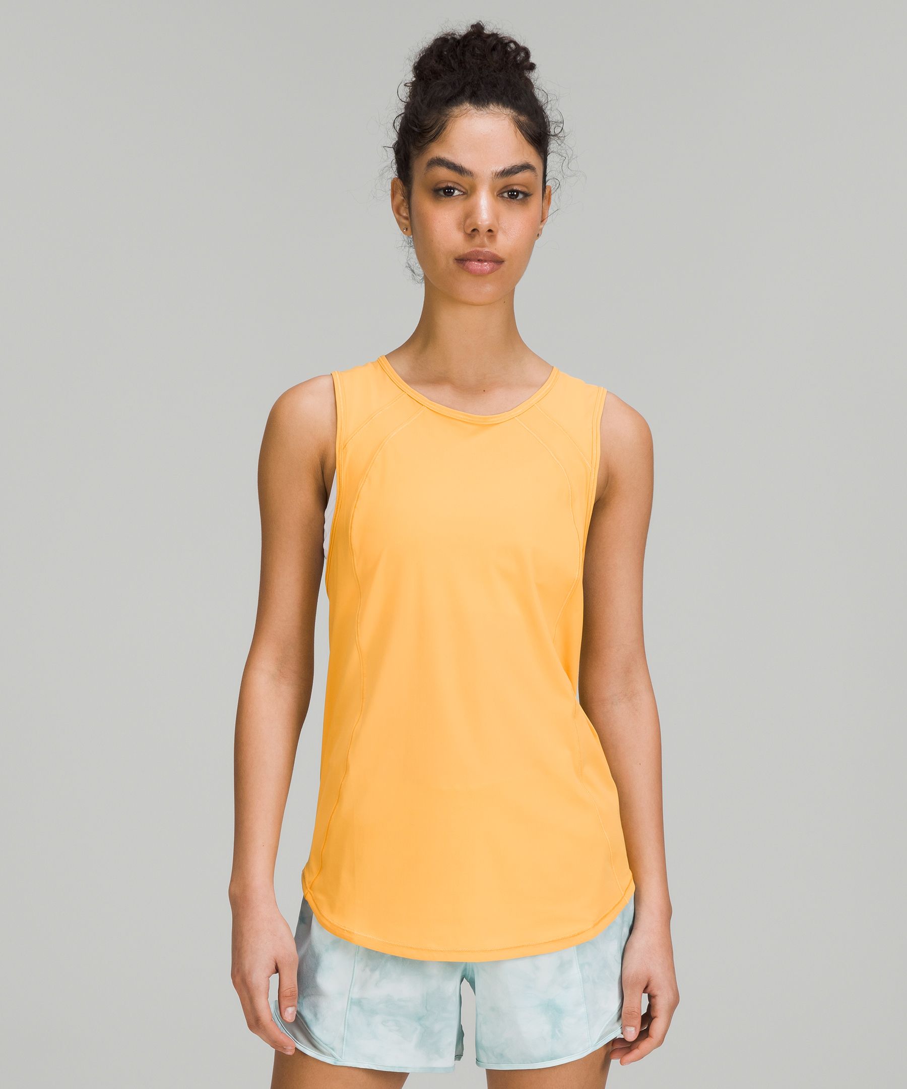 Lululemon Sculpt Tank Top In Gold