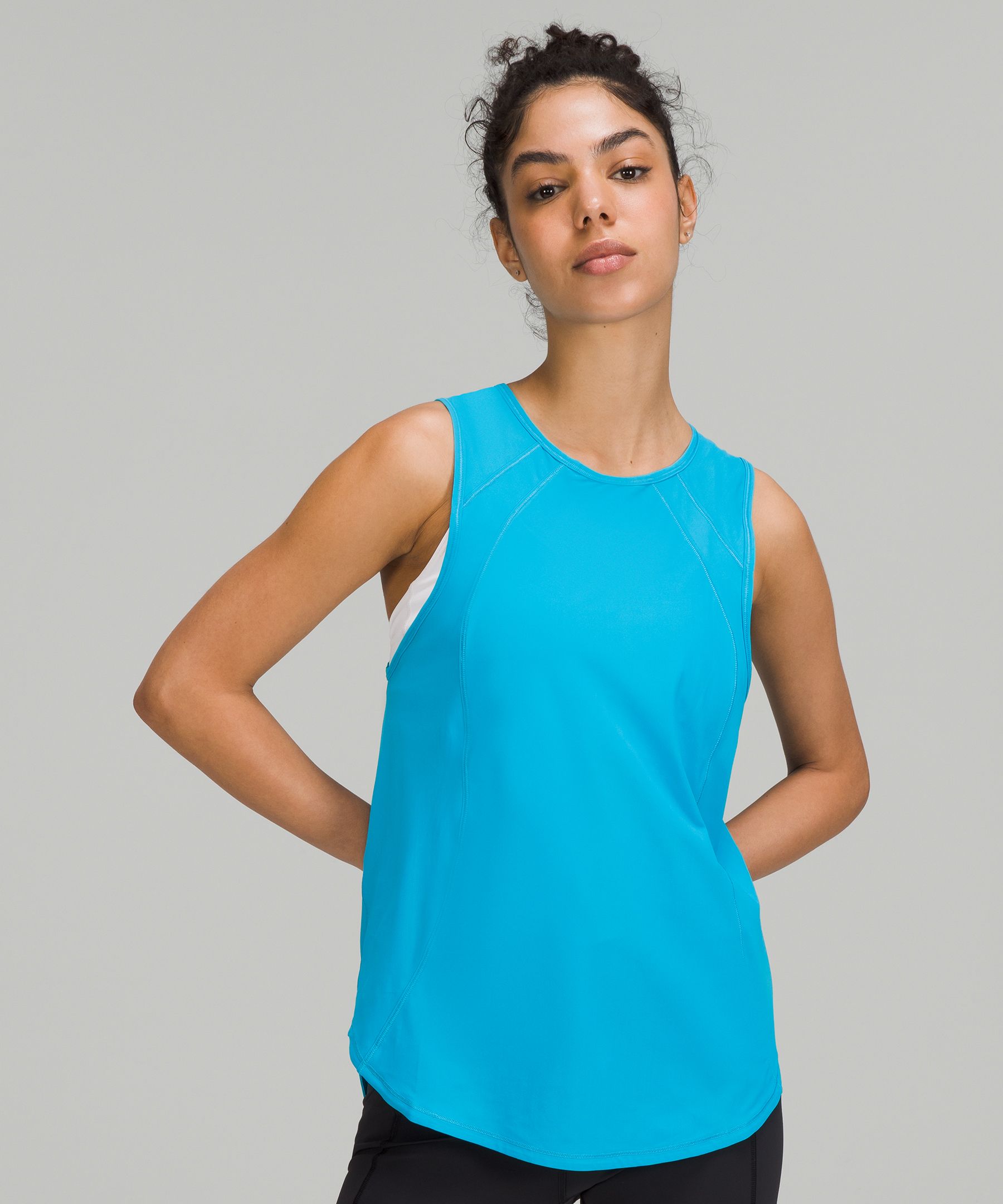 Lululemon Sculpt Tank Top In Turquoise Tide