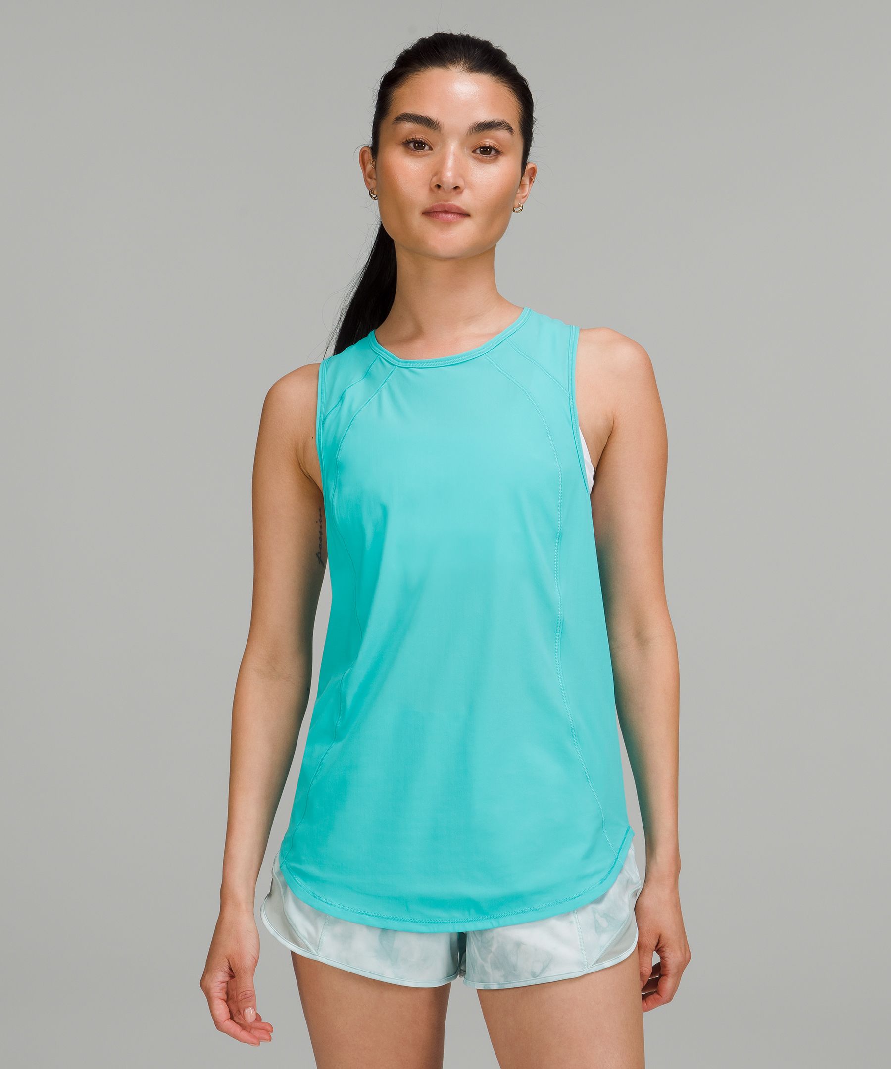 Lululemon Sculpt Tank Top In Electric Turquoise