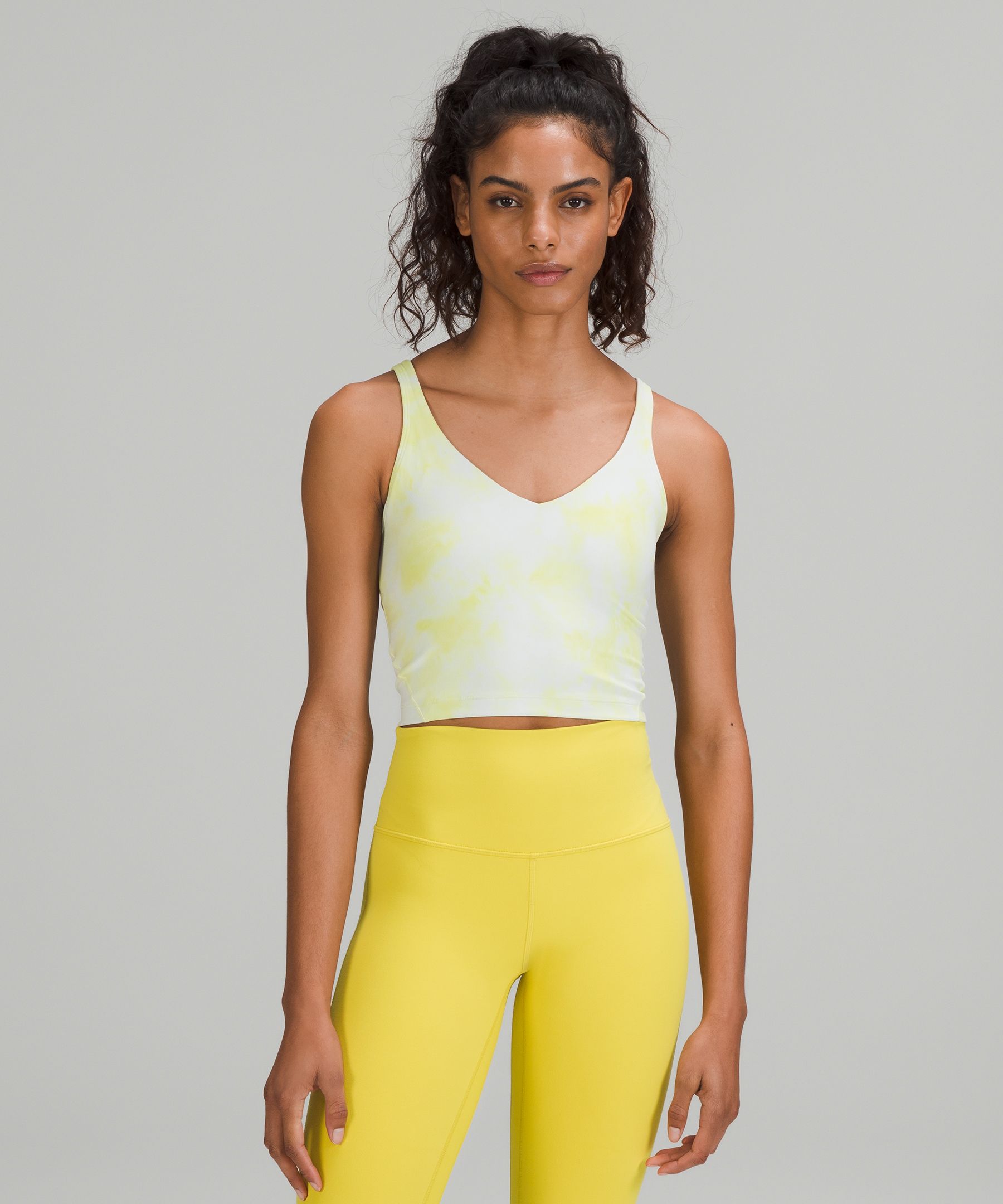 Lululemon Align™ Tank Top In Diamond Dye Island Mist Lemon Vibe
