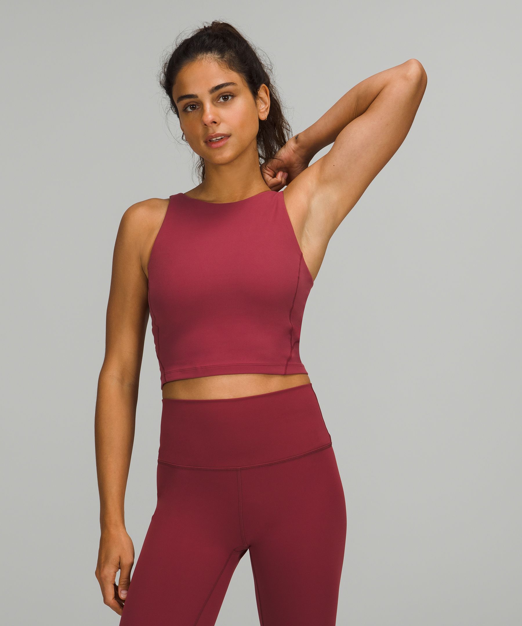 Lululemon Align™ High-neck Tank Top In Burgundy