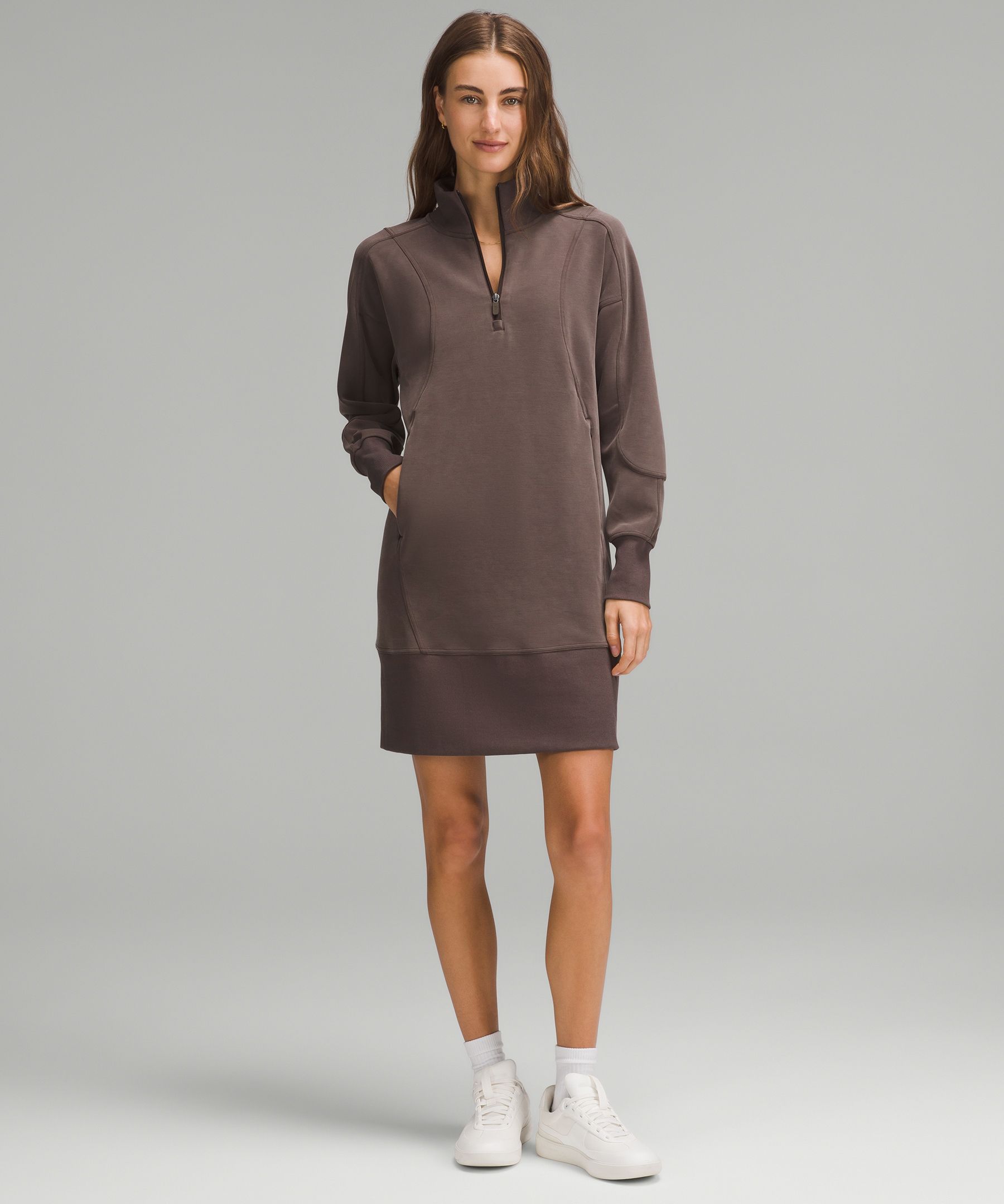 Softstreme Long-Sleeve Half-Zip Dress, Dresses